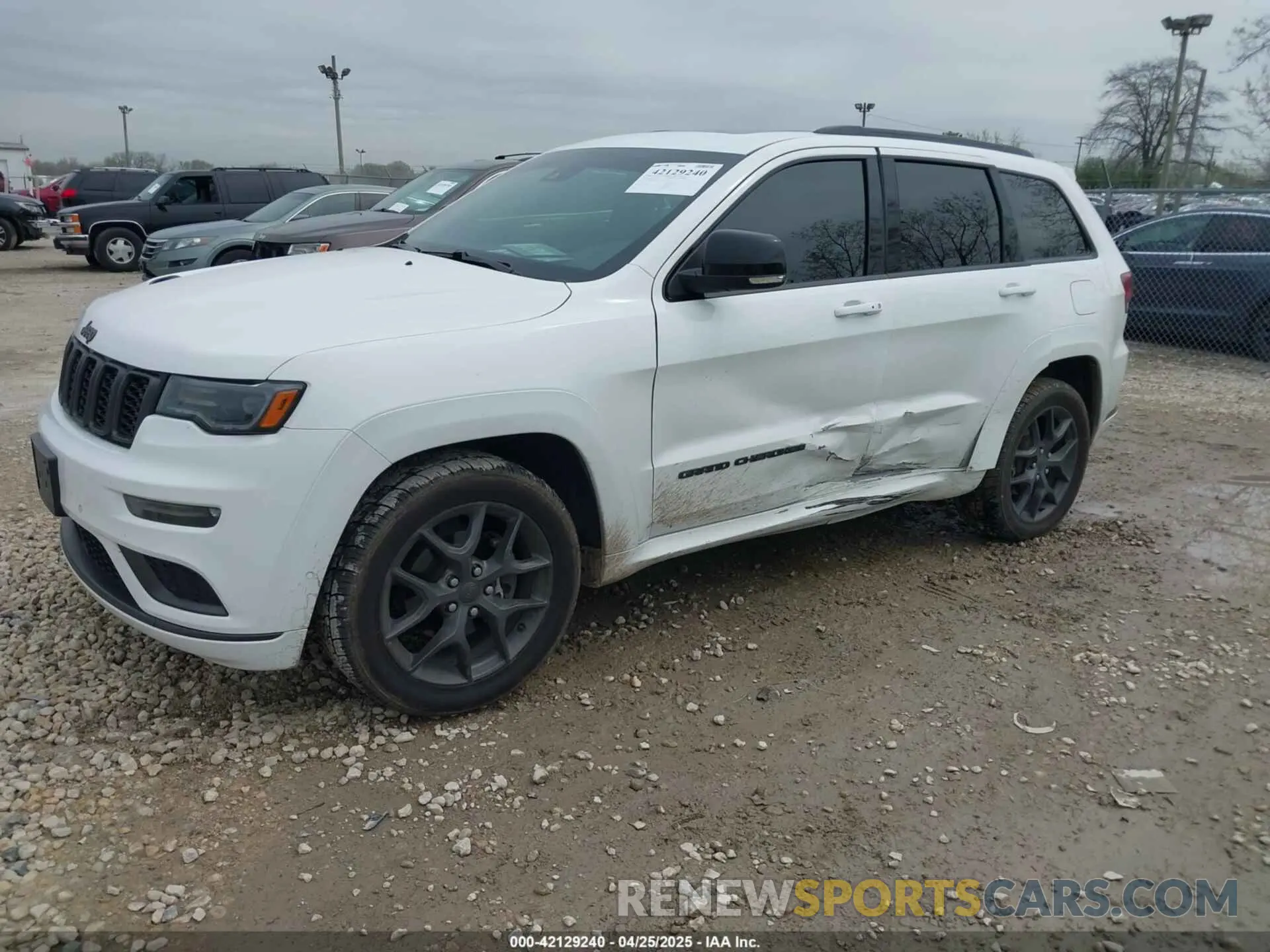 2 fotografías del automóvil dañado 1C4RJFBG2LC242101 JEEP GRAND CHEROKEE 2020