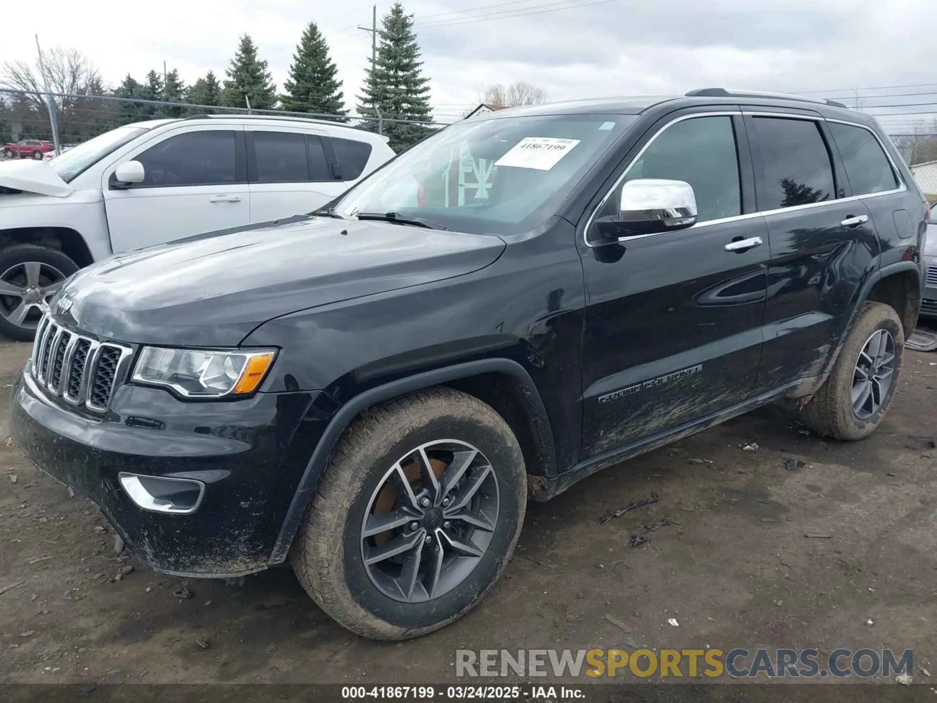 2 fotografías del automóvil dañado 1C4RJFBG2LC390135 JEEP GRAND CHEROKEE 2020