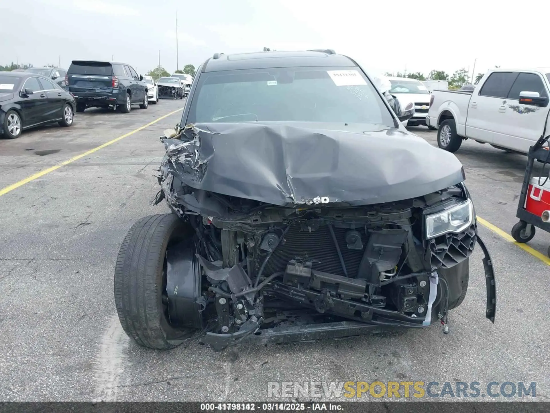 6 fotografías del automóvil dañado 1C4RJFBG3LC293591 JEEP GRAND CHEROKEE 2020