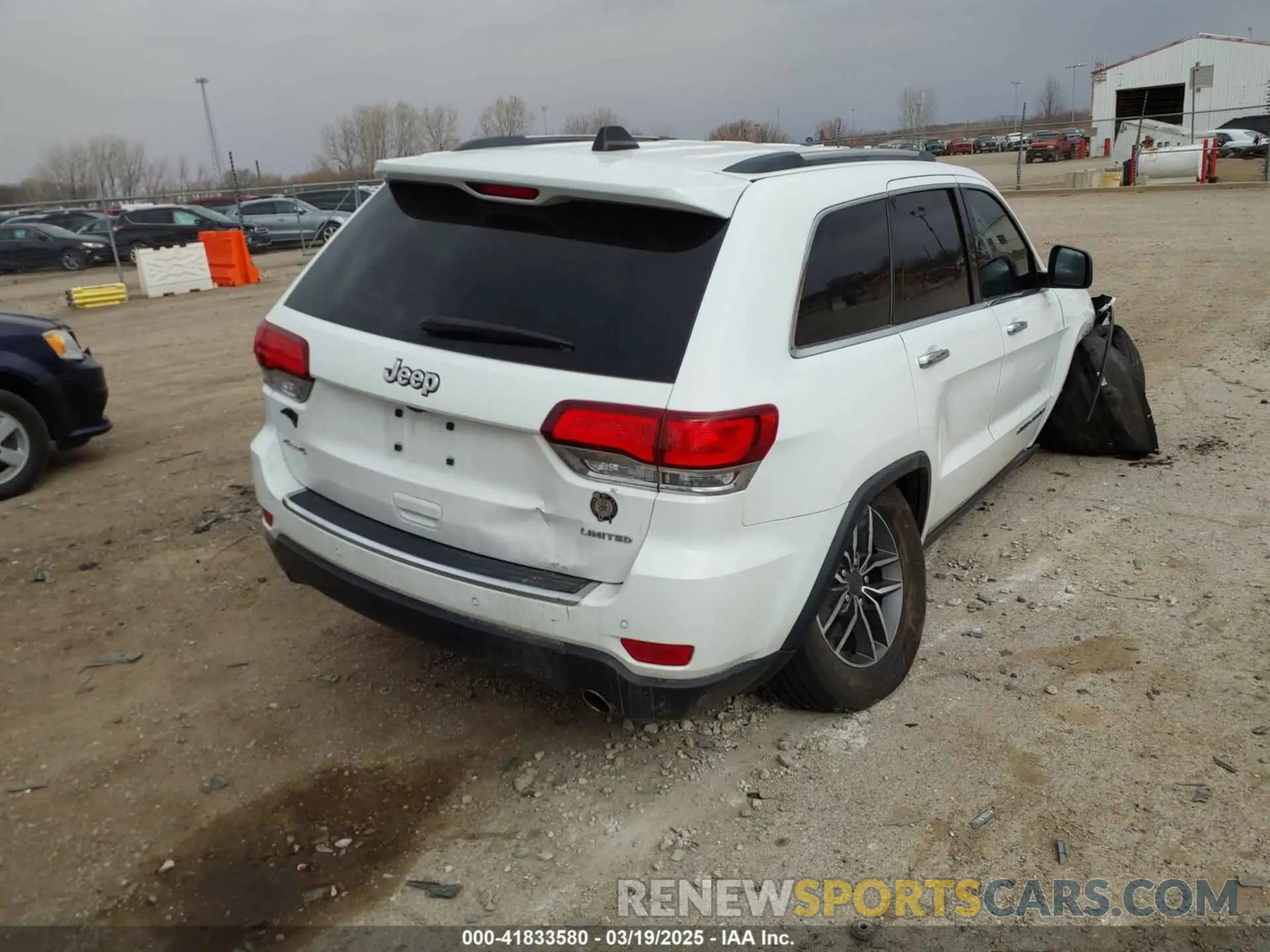 4 fotografías del automóvil dañado 1C4RJFBG3LC445000 JEEP GRAND CHEROKEE 2020