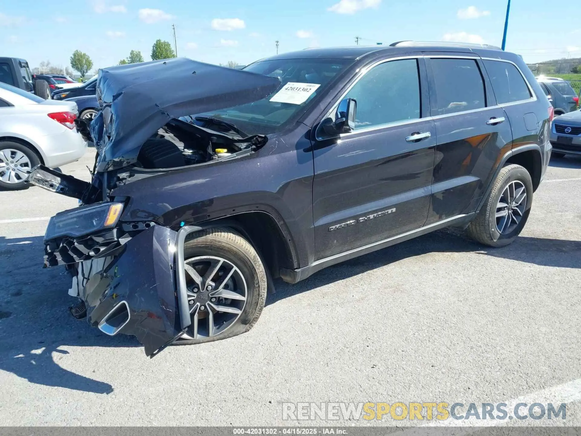 2 fotografías del automóvil dañado 1C4RJFBG4LC208970 JEEP GRAND CHEROKEE 2020