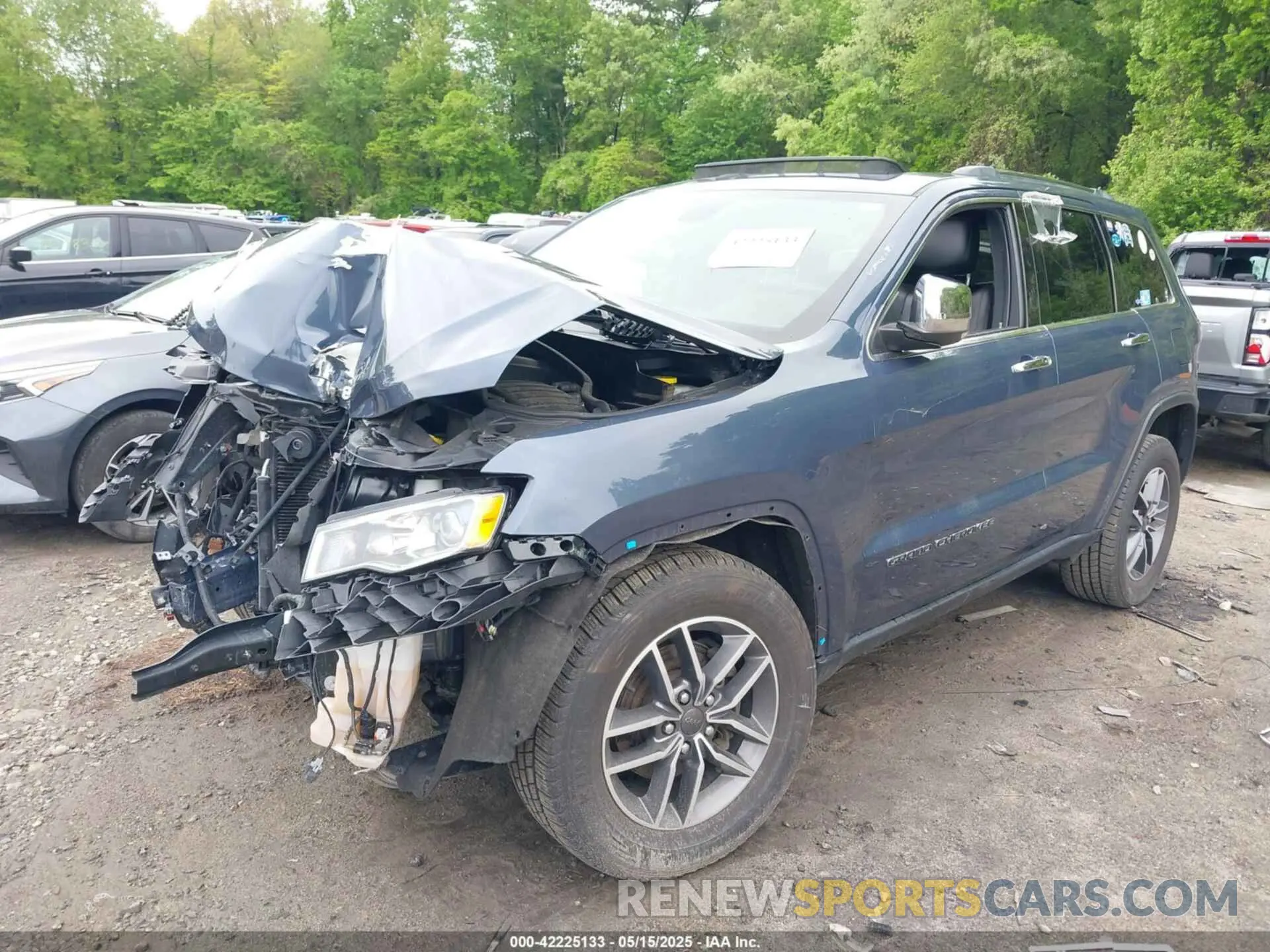 2 fotografías del automóvil dañado 1C4RJFBG5LC218505 JEEP GRAND CHEROKEE 2020