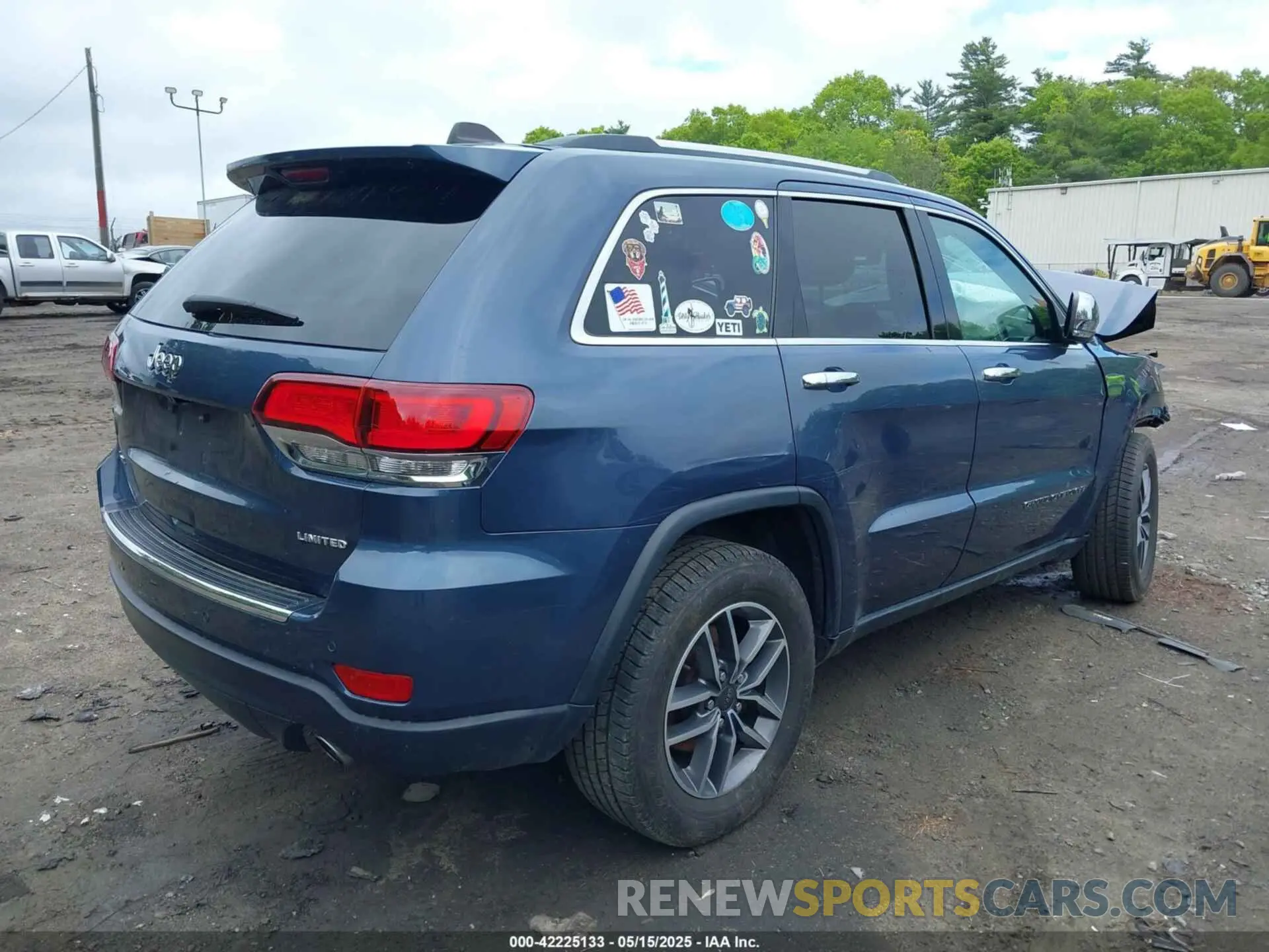 4 fotografías del automóvil dañado 1C4RJFBG5LC218505 JEEP GRAND CHEROKEE 2020