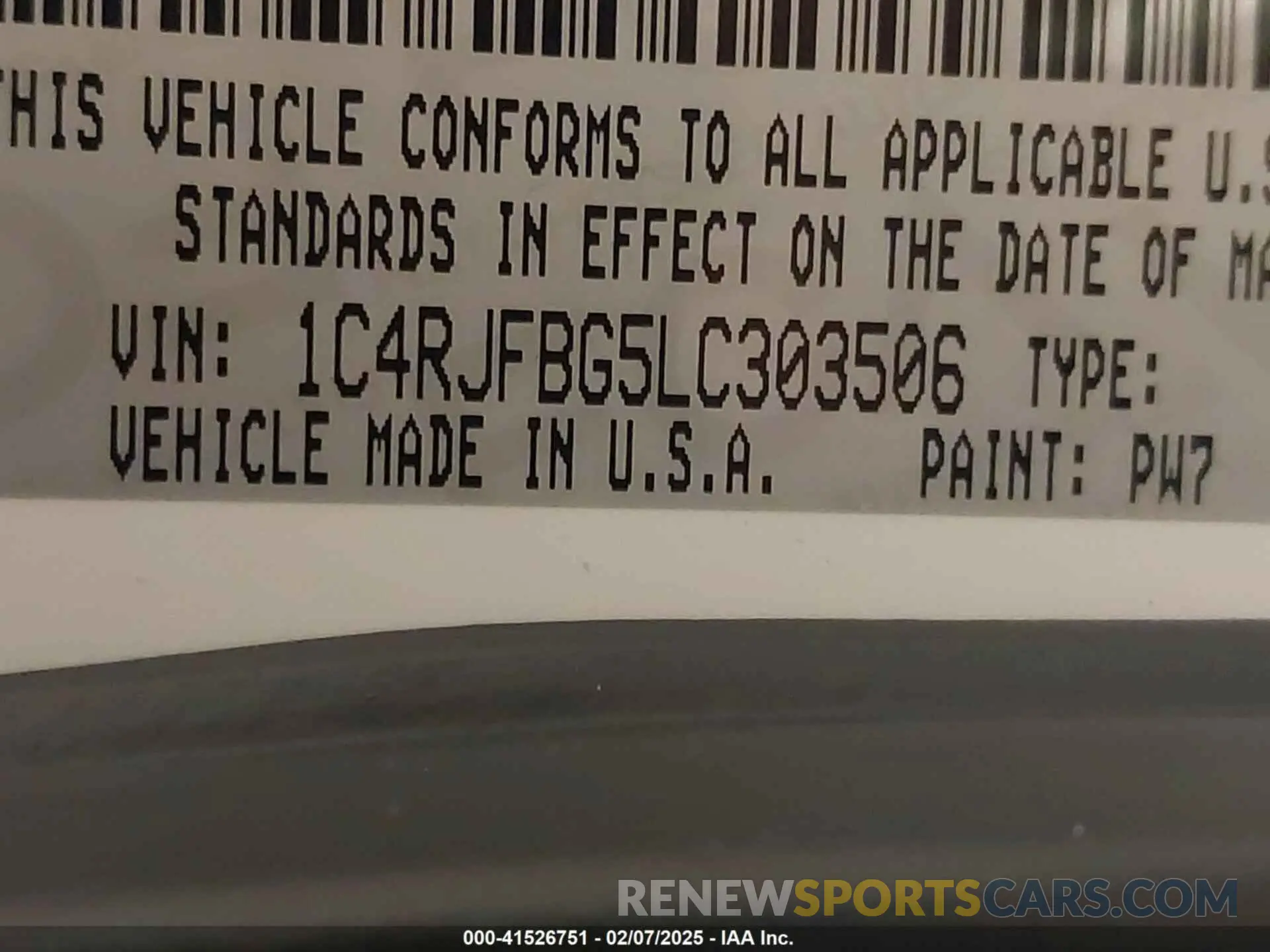 9 fotografías del automóvil dañado 1C4RJFBG5LC303506 JEEP GRAND CHEROKEE 2020