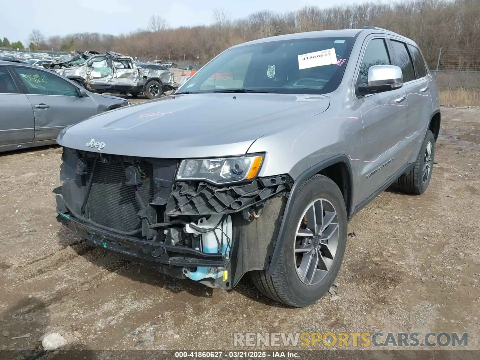2 fotografías del automóvil dañado 1C4RJFBG5LC305045 JEEP GRAND CHEROKEE 2020
