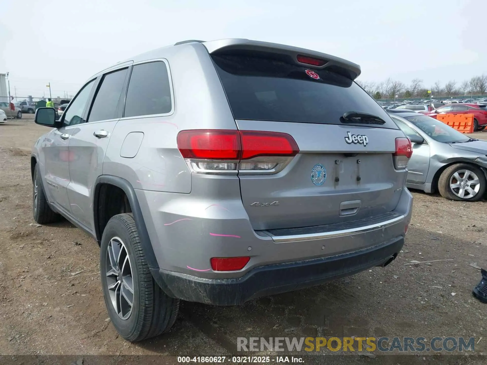 3 fotografías del automóvil dañado 1C4RJFBG5LC305045 JEEP GRAND CHEROKEE 2020