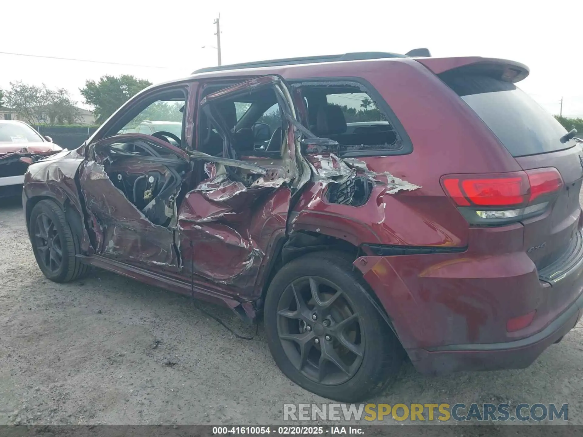 6 fotografías del automóvil dañado 1C4RJFBG7LC418575 JEEP GRAND CHEROKEE 2020