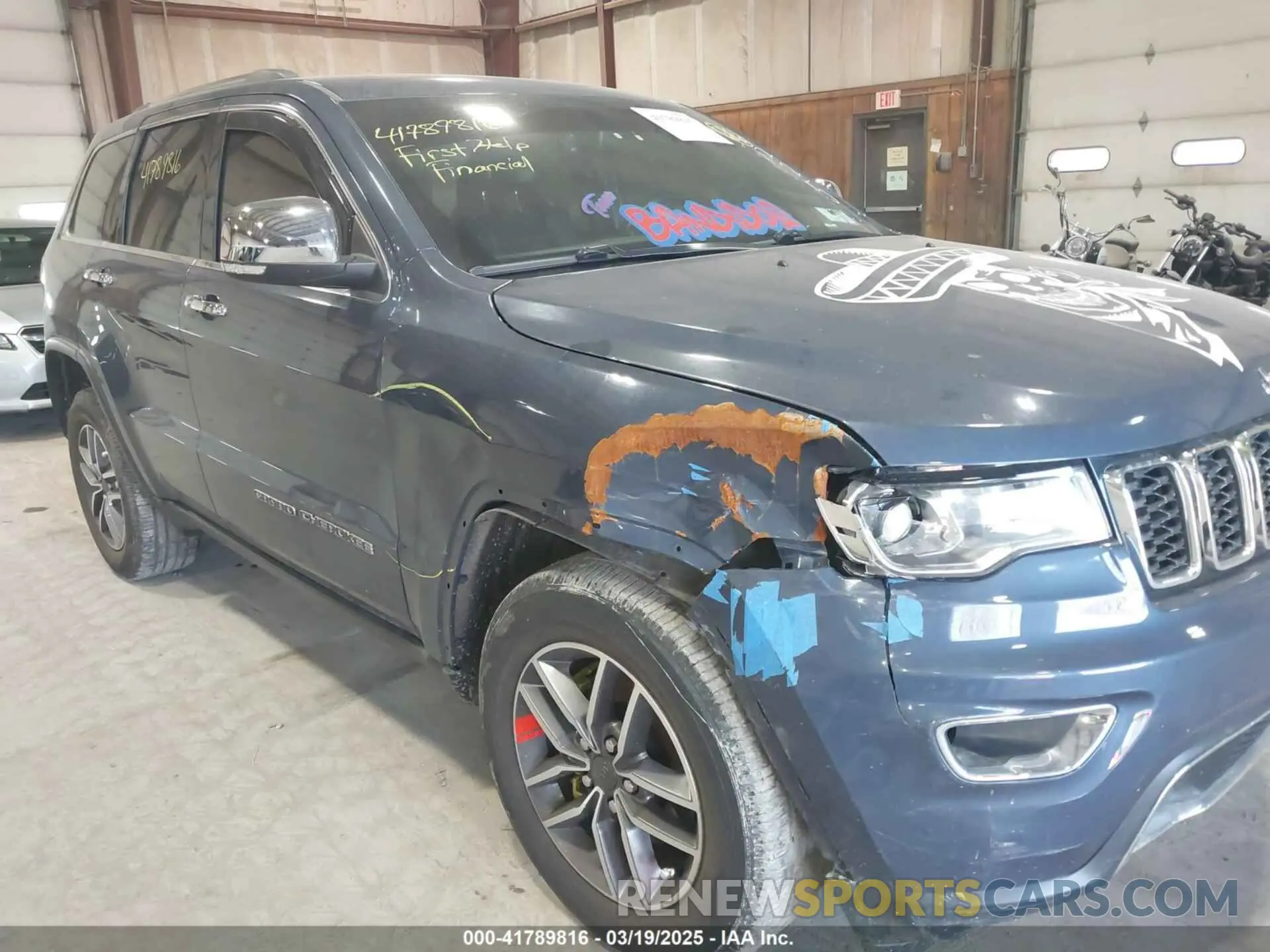 6 fotografías del automóvil dañado 1C4RJFBG8LC336225 JEEP GRAND CHEROKEE 2020