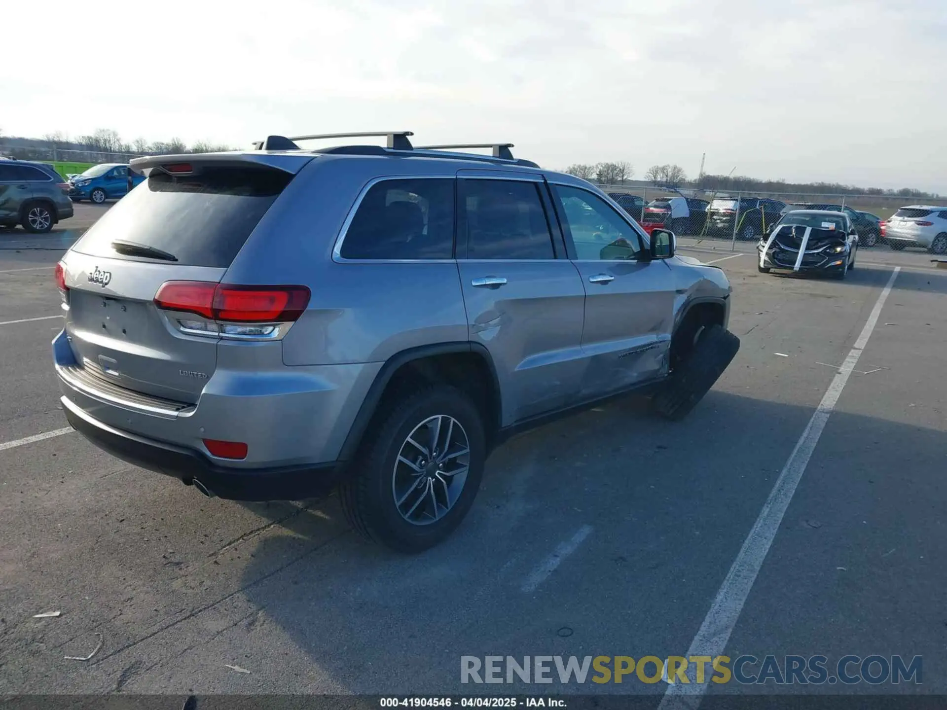 4 fotografías del automóvil dañado 1C4RJFBGXLC217267 JEEP GRAND CHEROKEE 2020