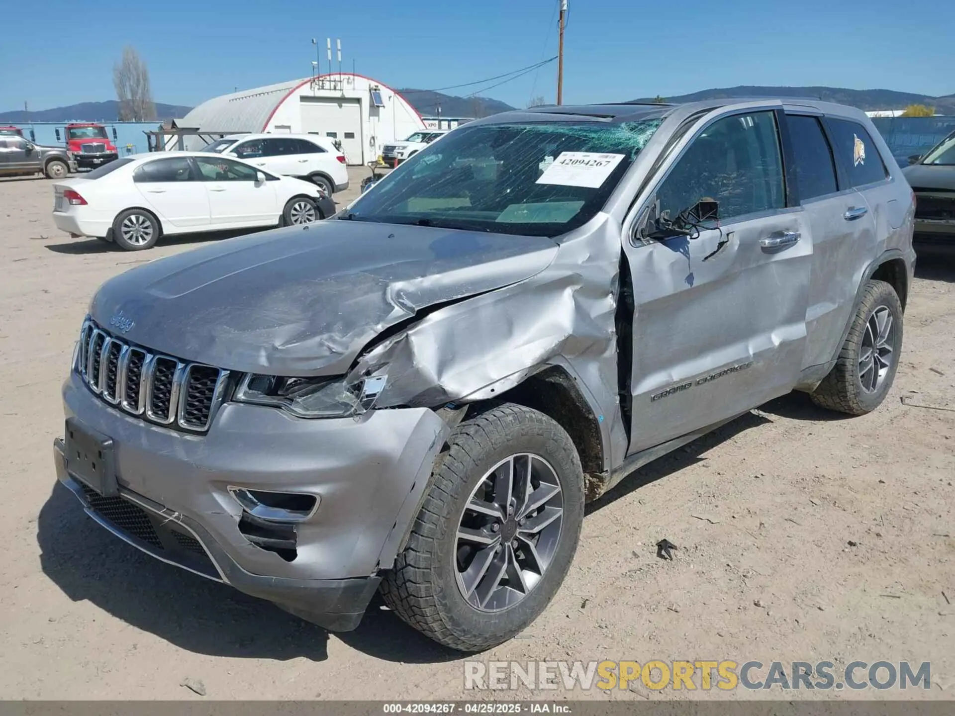 6 fotografías del automóvil dañado 1C4RJFBGXLC322505 JEEP GRAND CHEROKEE 2020
