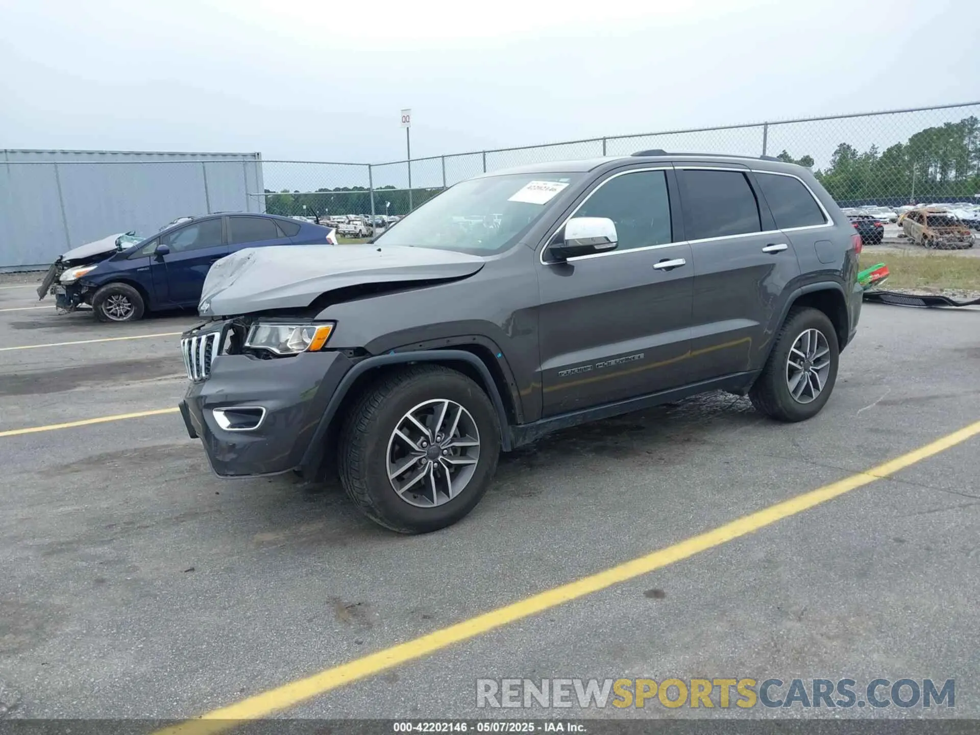 2 fotografías del automóvil dañado 1C4RJFBGXLC325694 JEEP GRAND CHEROKEE 2020
