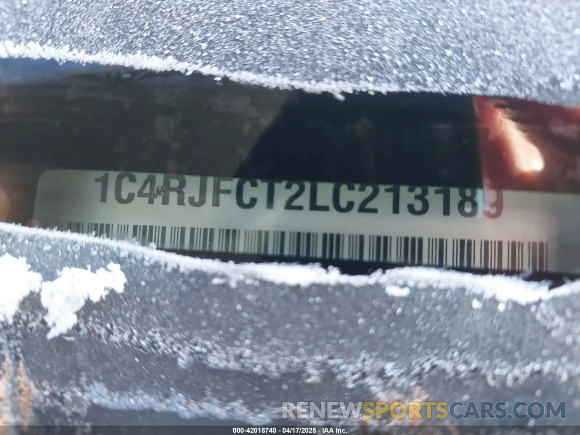 9 fotografías del automóvil dañado 1C4RJFCT2LC213189 JEEP GRAND CHEROKEE 2020