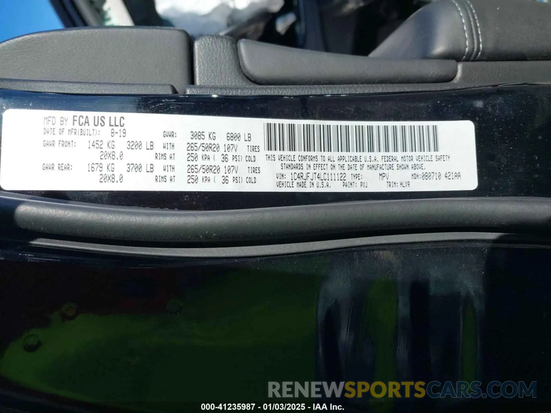 9 fotografías del automóvil dañado 1C4RJFJT4LC111122 JEEP GRAND CHEROKEE 2020