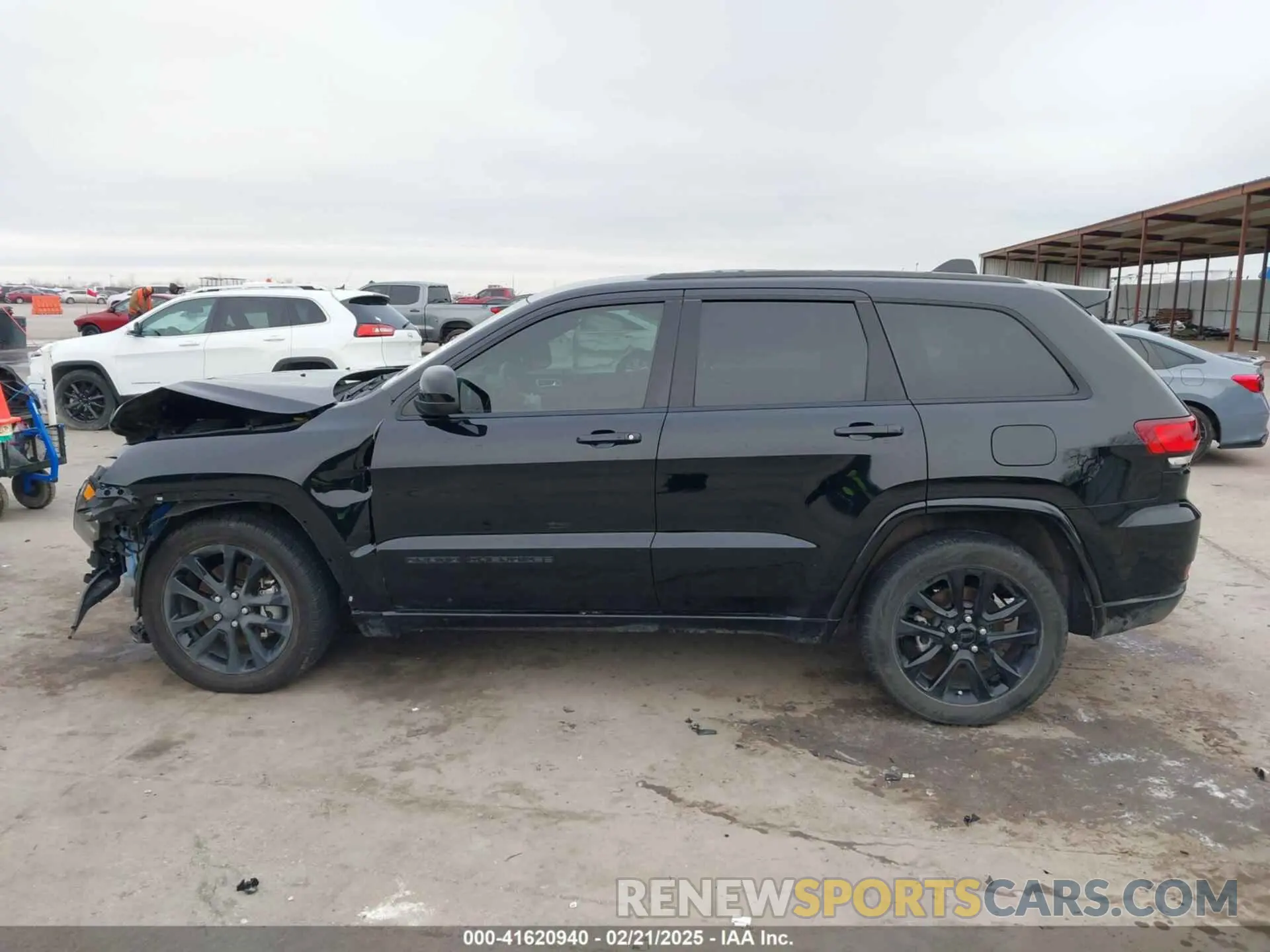 15 fotografías del automóvil dañado 1C4RJEAG2MC658324 JEEP GRAND CHEROKEE 2021