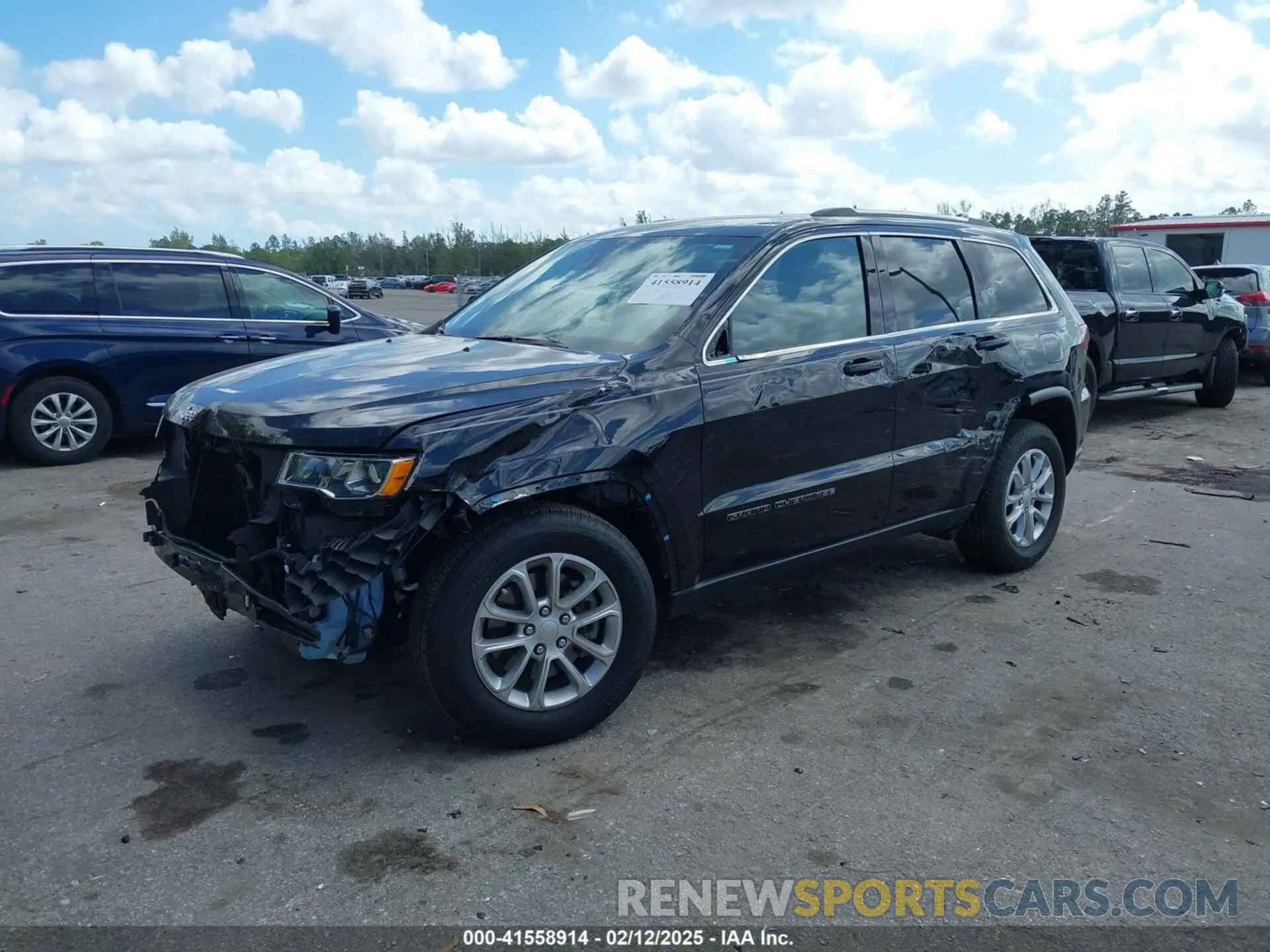 2 fotografías del automóvil dañado 1C4RJEAG5MC843953 JEEP GRAND CHEROKEE 2021