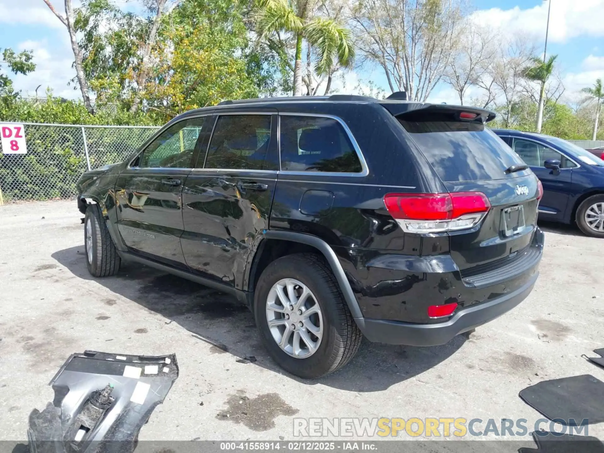 3 fotografías del automóvil dañado 1C4RJEAG5MC843953 JEEP GRAND CHEROKEE 2021