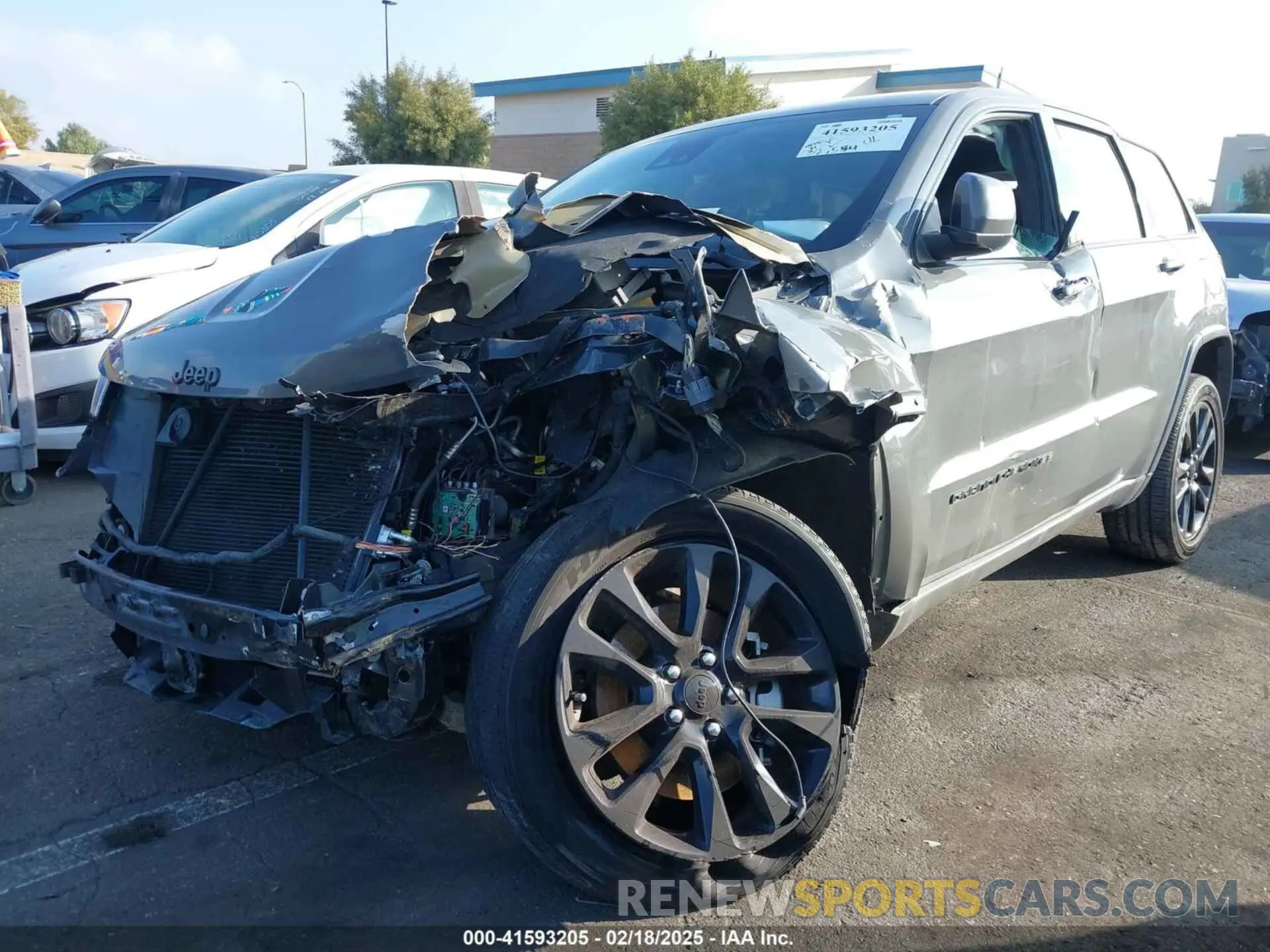2 fotografías del automóvil dañado 1C4RJEAG7MC785604 JEEP GRAND CHEROKEE 2021