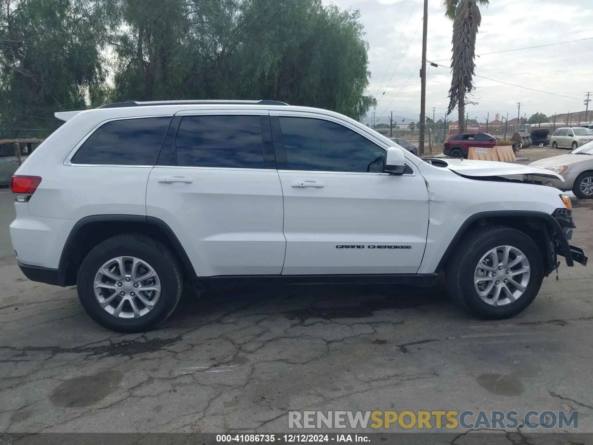 13 fotografías del automóvil dañado 1C4RJEAG7MC814311 JEEP GRAND CHEROKEE 2021