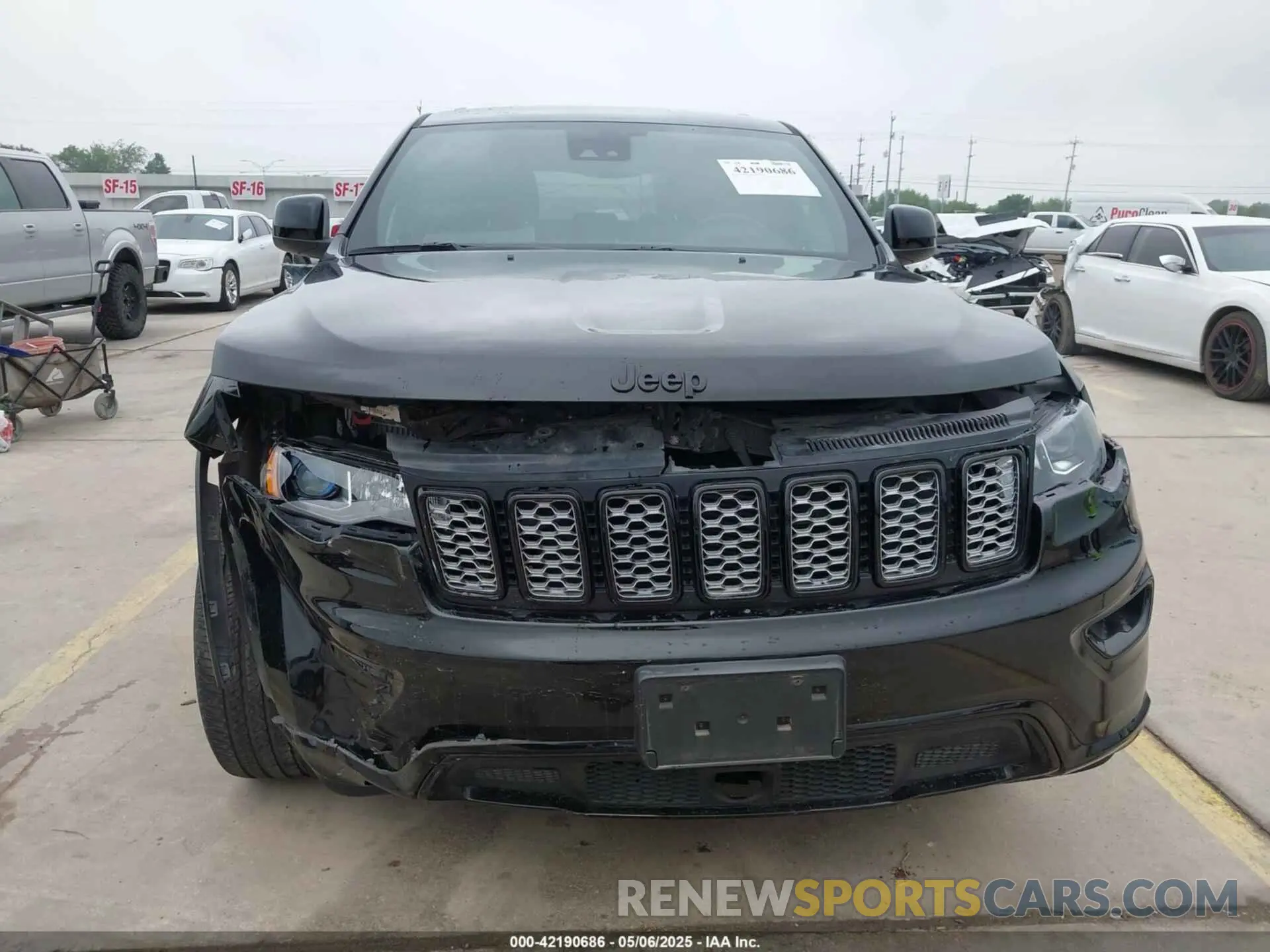 12 fotografías del automóvil dañado 1C4RJEAG8MC714539 JEEP GRAND CHEROKEE 2021