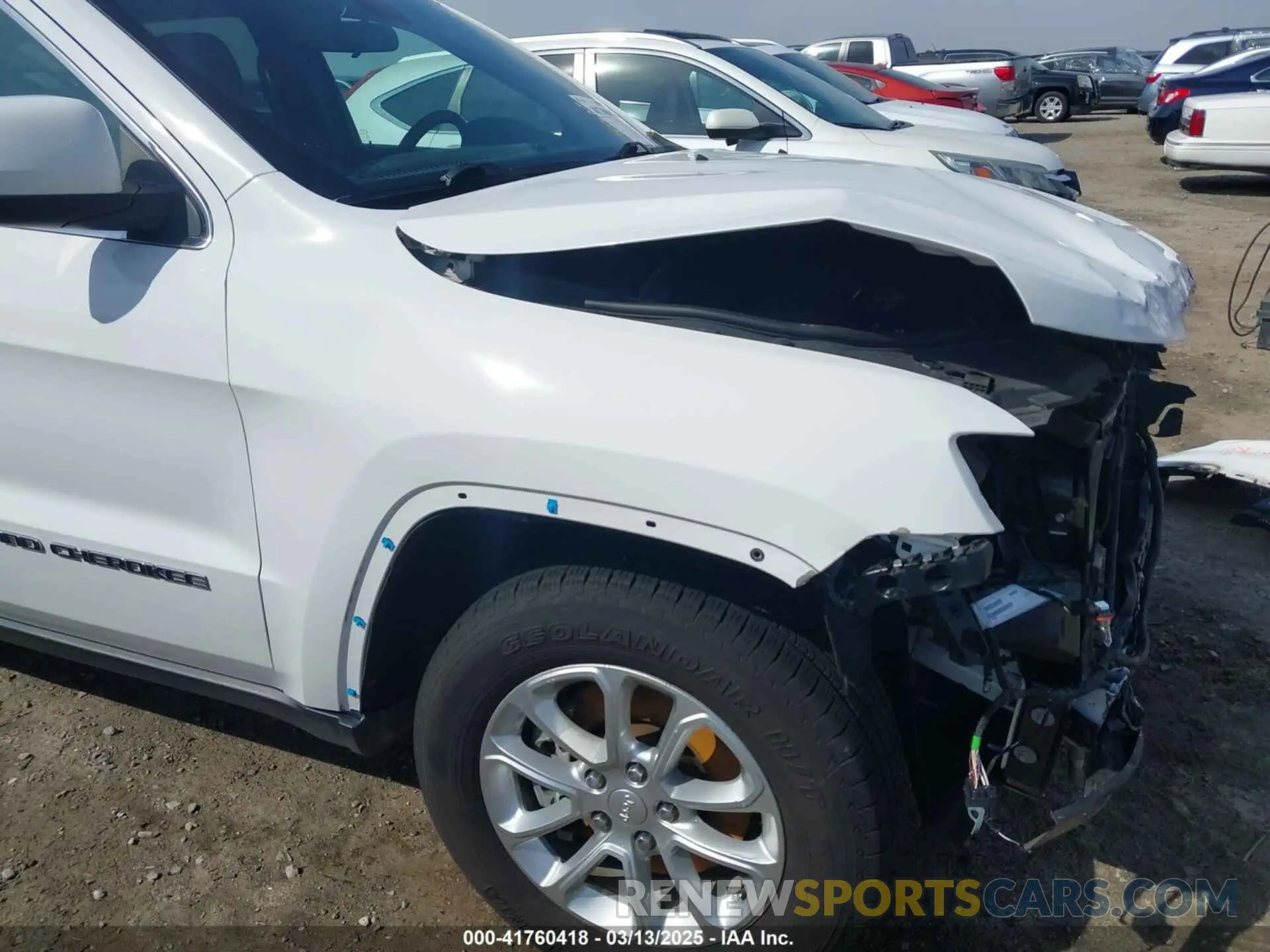 18 fotografías del automóvil dañado 1C4RJEAG9MC657543 JEEP GRAND CHEROKEE 2021