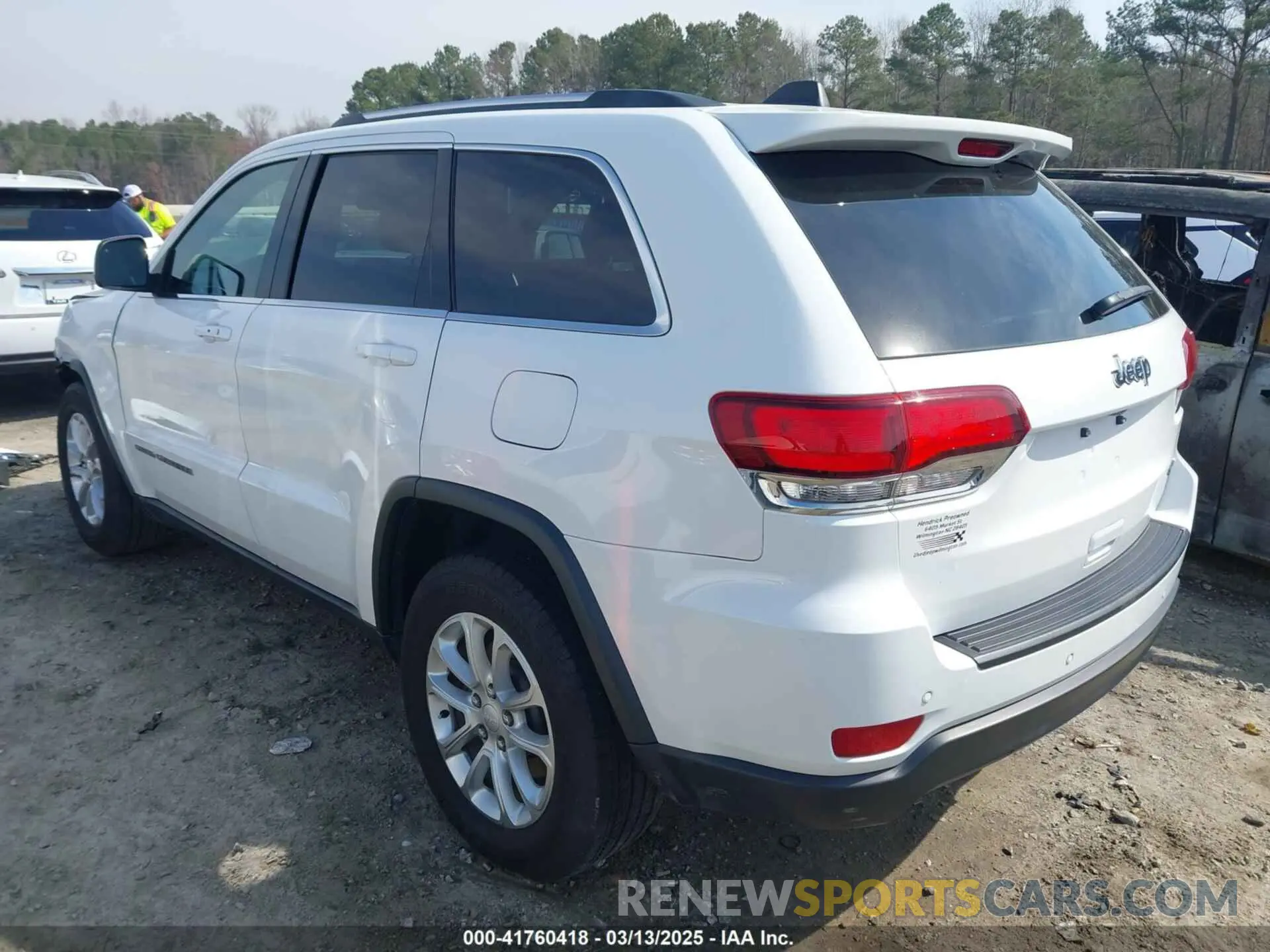 3 fotografías del automóvil dañado 1C4RJEAG9MC657543 JEEP GRAND CHEROKEE 2021