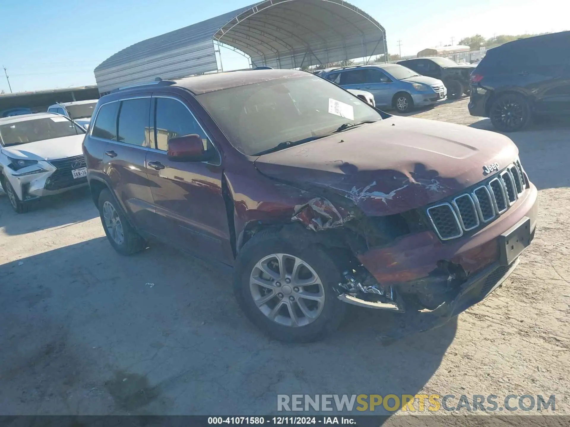 1 fotografías del automóvil dañado 1C4RJEAG9MC739126 JEEP GRAND CHEROKEE 2021