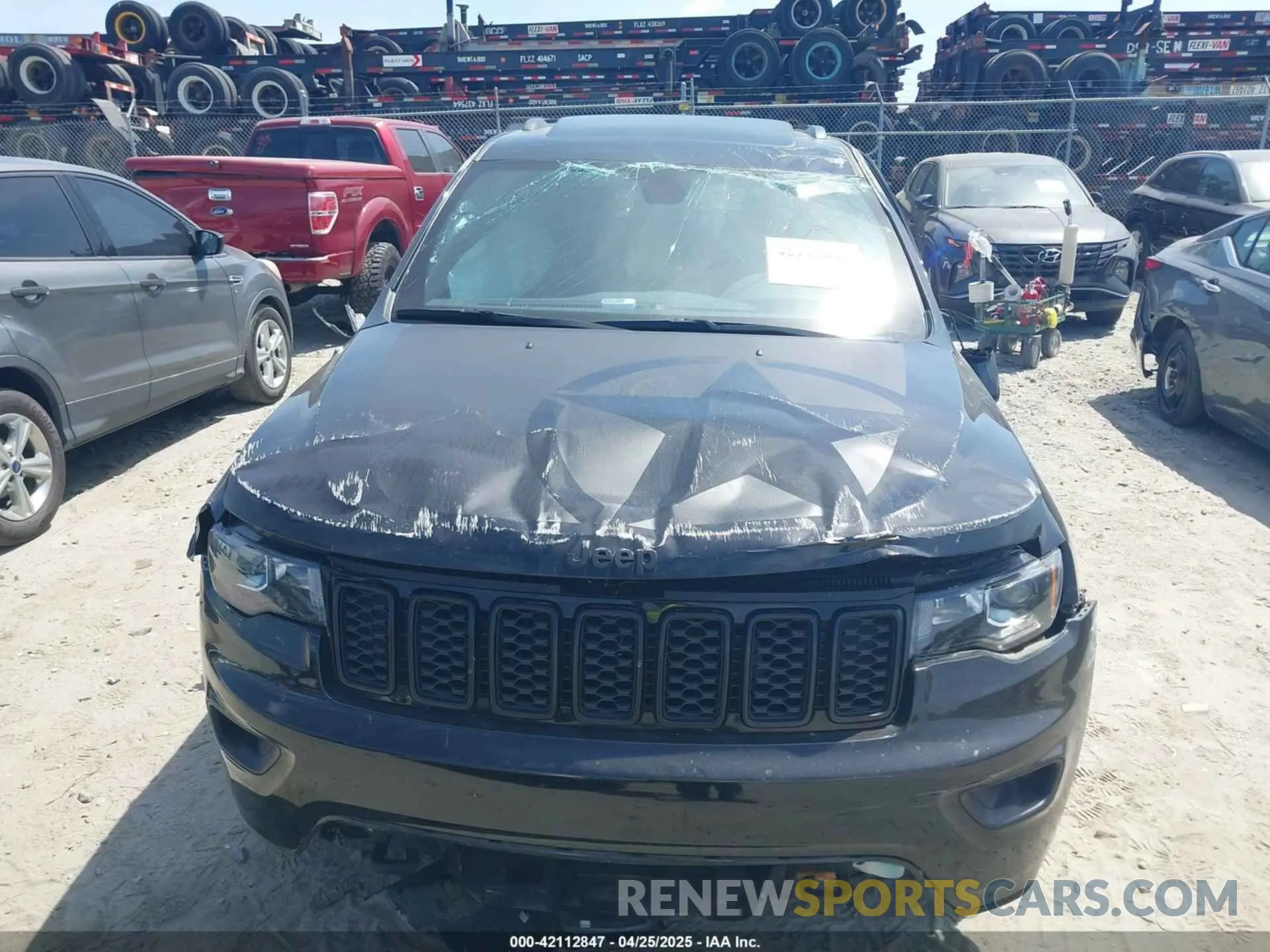 12 fotografías del automóvil dañado 1C4RJEAG9MC740244 JEEP GRAND CHEROKEE 2021