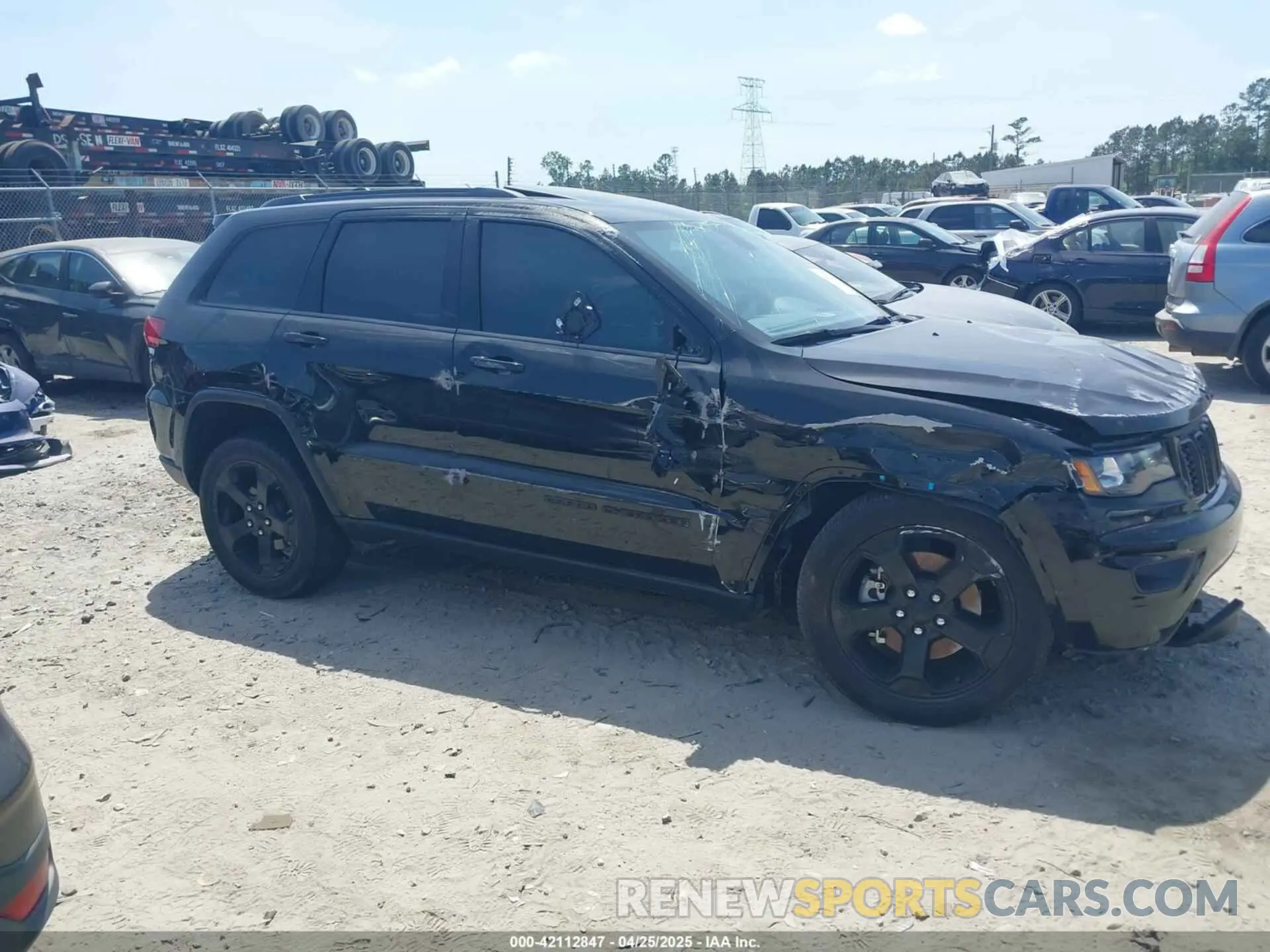 13 fotografías del automóvil dañado 1C4RJEAG9MC740244 JEEP GRAND CHEROKEE 2021