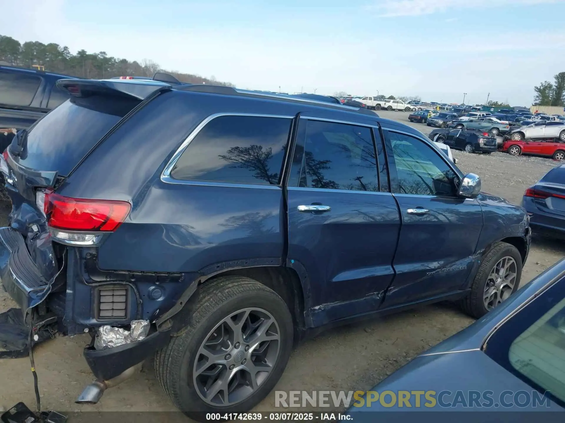 13 fotografías del automóvil dañado 1C4RJEBG1MC783023 JEEP GRAND CHEROKEE 2021