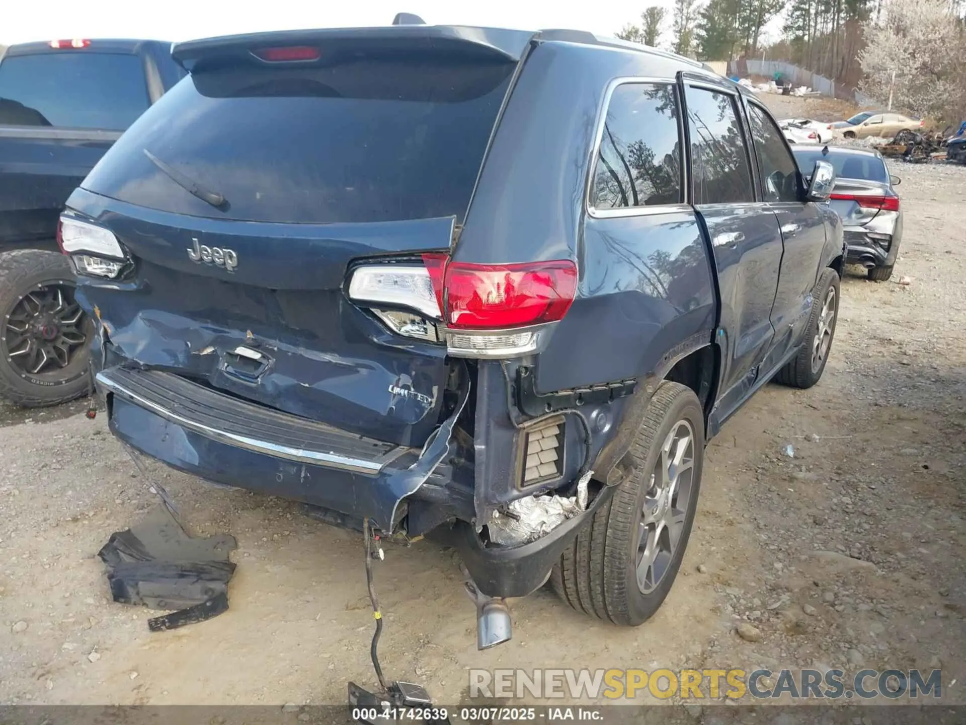 4 fotografías del automóvil dañado 1C4RJEBG1MC783023 JEEP GRAND CHEROKEE 2021