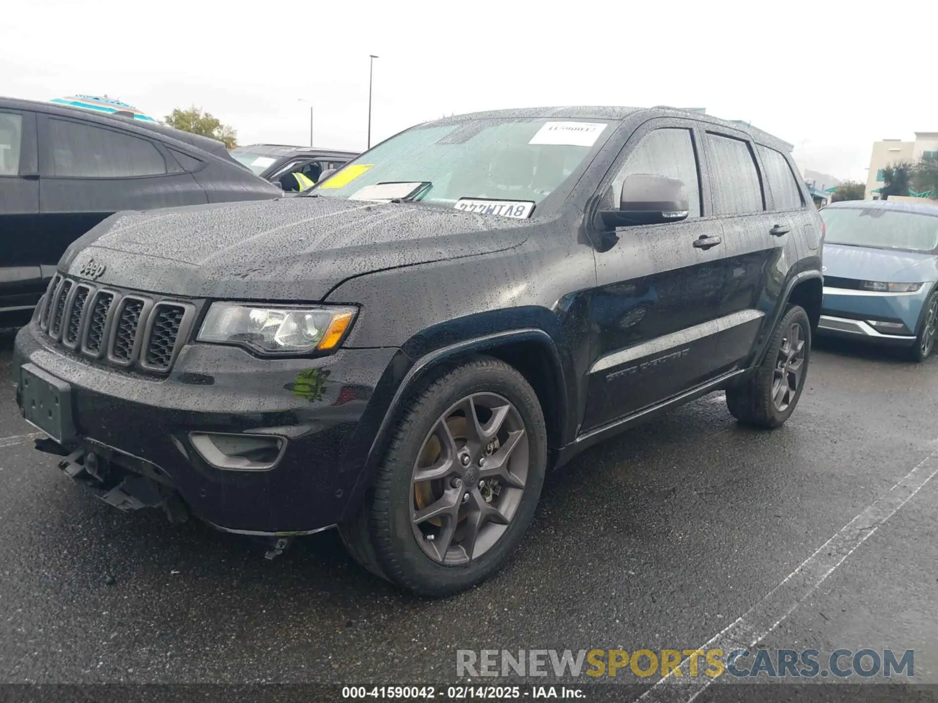2 fotografías del automóvil dañado 1C4RJEBG3MC656810 JEEP GRAND CHEROKEE 2021