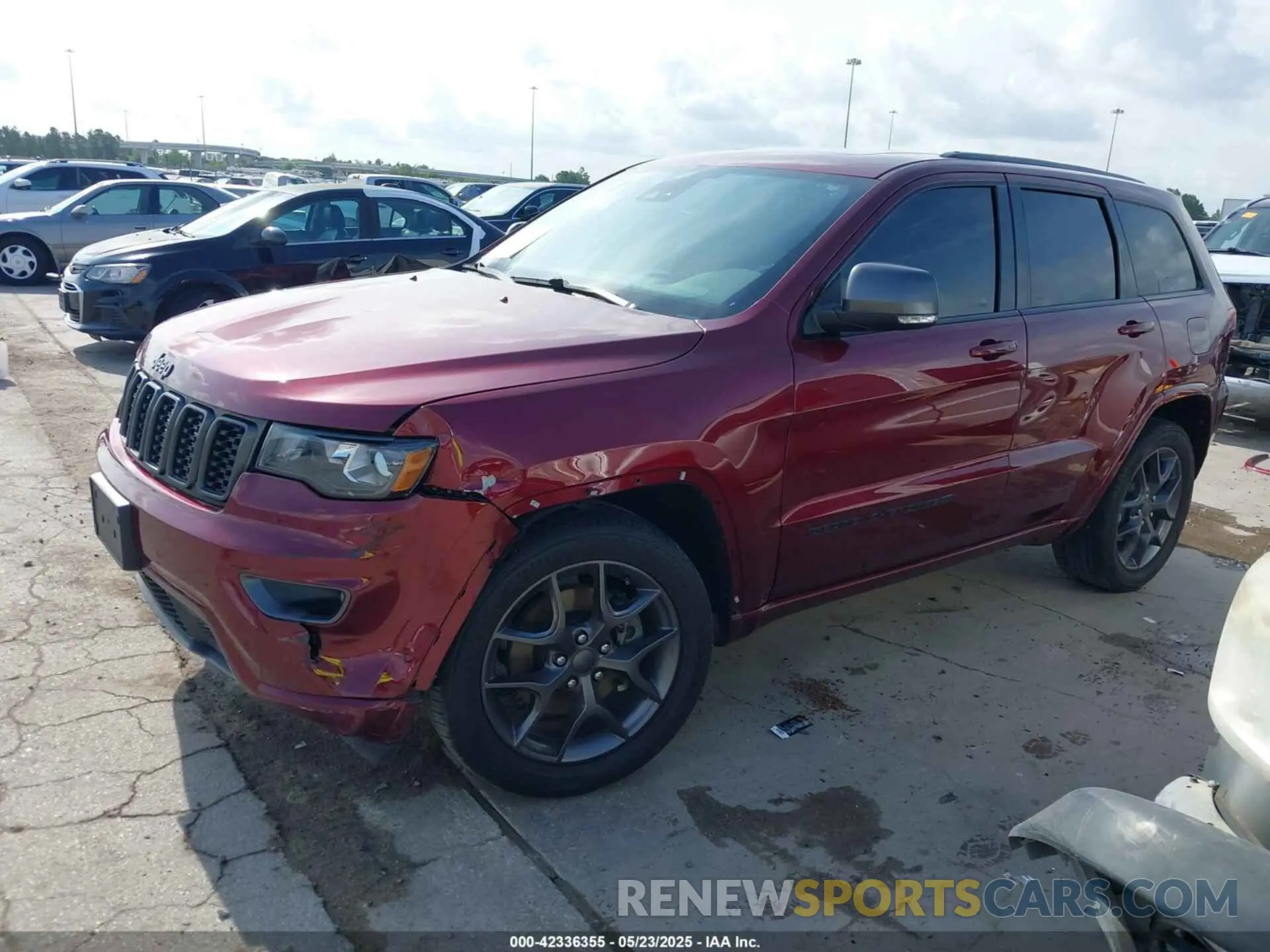 2 fotografías del automóvil dañado 1C4RJEBG6MC783440 JEEP GRAND CHEROKEE 2021