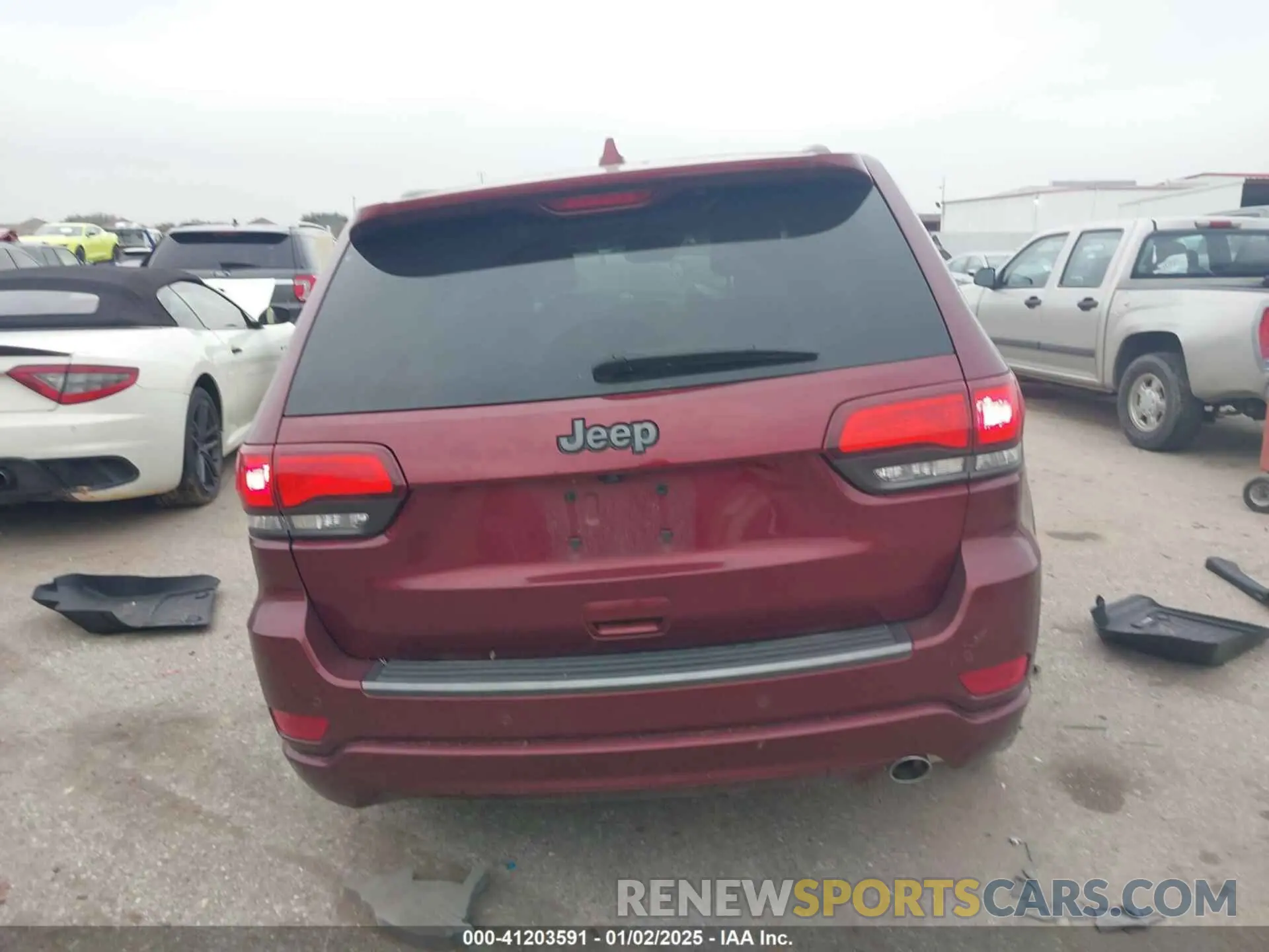 15 fotografías del automóvil dañado 1C4RJEBG7MC595610 JEEP GRAND CHEROKEE 2021
