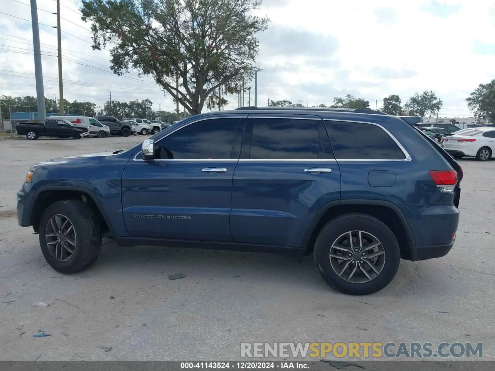14 fotografías del automóvil dañado 1C4RJEBG8MC511987 JEEP GRAND CHEROKEE 2021