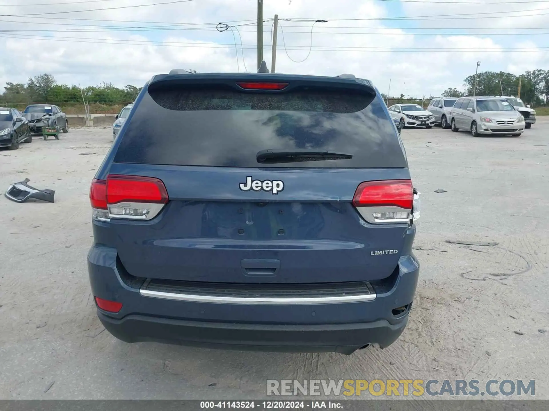 16 fotografías del automóvil dañado 1C4RJEBG8MC511987 JEEP GRAND CHEROKEE 2021