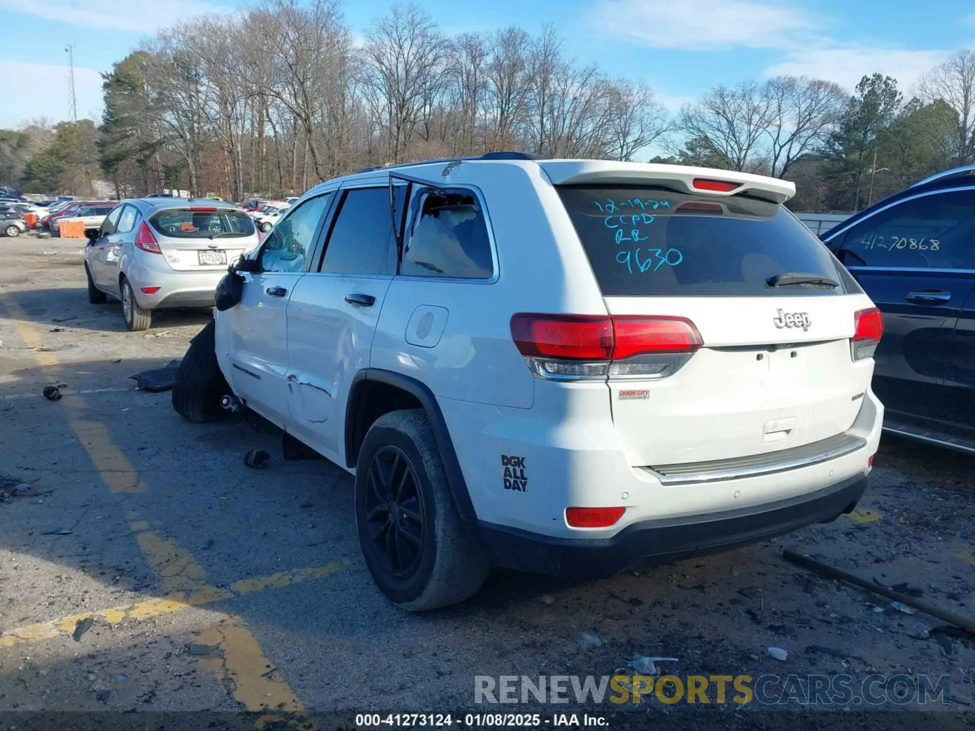 3 fotografías del automóvil dañado 1C4RJEBG9MC629630 JEEP GRAND CHEROKEE 2021