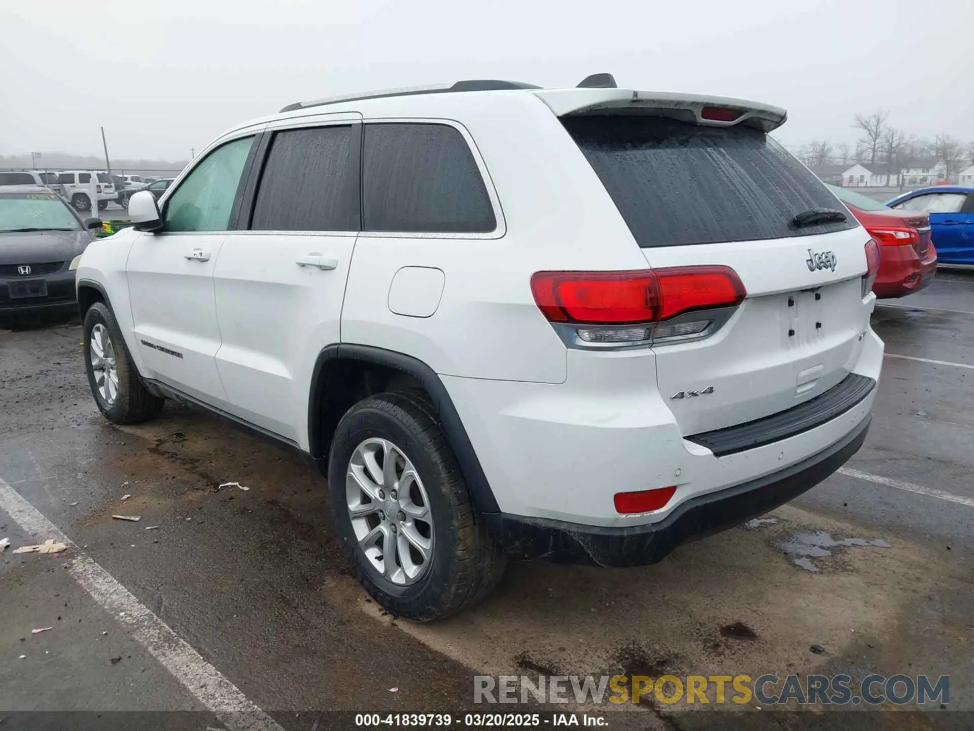 3 fotografías del automóvil dañado 1C4RJFAG1MC730698 JEEP GRAND CHEROKEE 2021