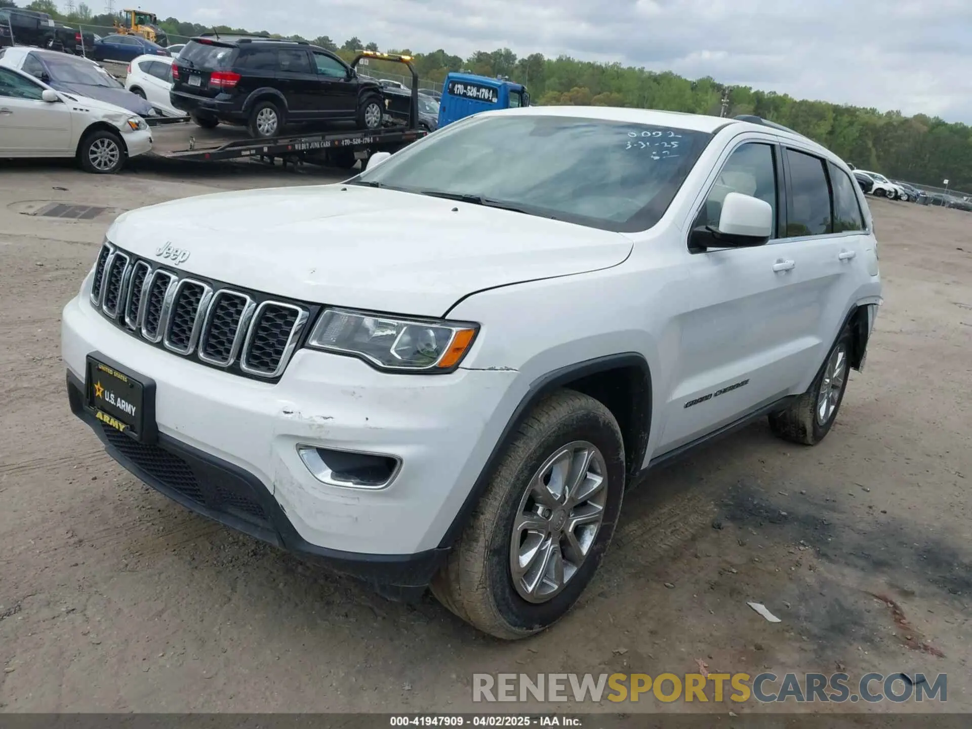 2 fotografías del automóvil dañado 1C4RJFAG2MC550002 JEEP GRAND CHEROKEE 2021