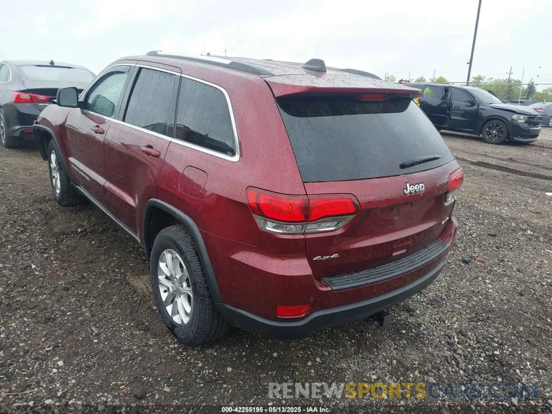 3 fotografías del automóvil dañado 1C4RJFAG2MC600025 JEEP GRAND CHEROKEE 2021