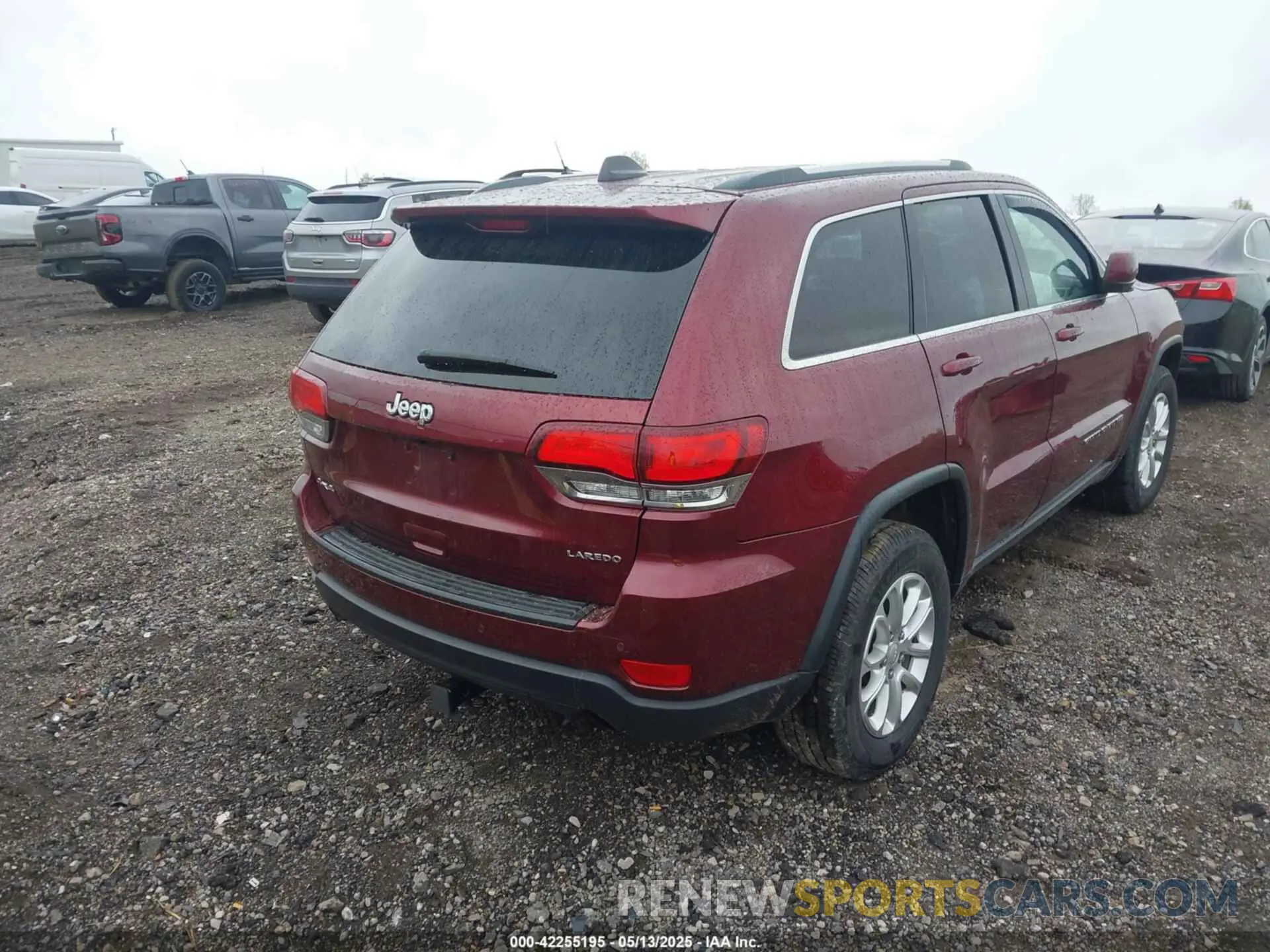 4 fotografías del automóvil dañado 1C4RJFAG2MC600025 JEEP GRAND CHEROKEE 2021
