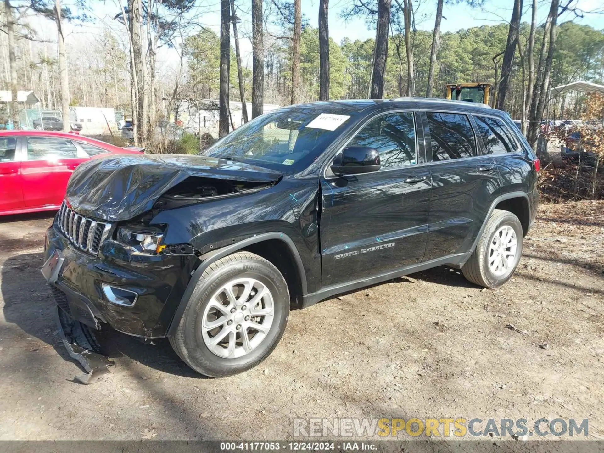 2 fotografías del automóvil dañado 1C4RJFAG2MC701632 JEEP GRAND CHEROKEE 2021