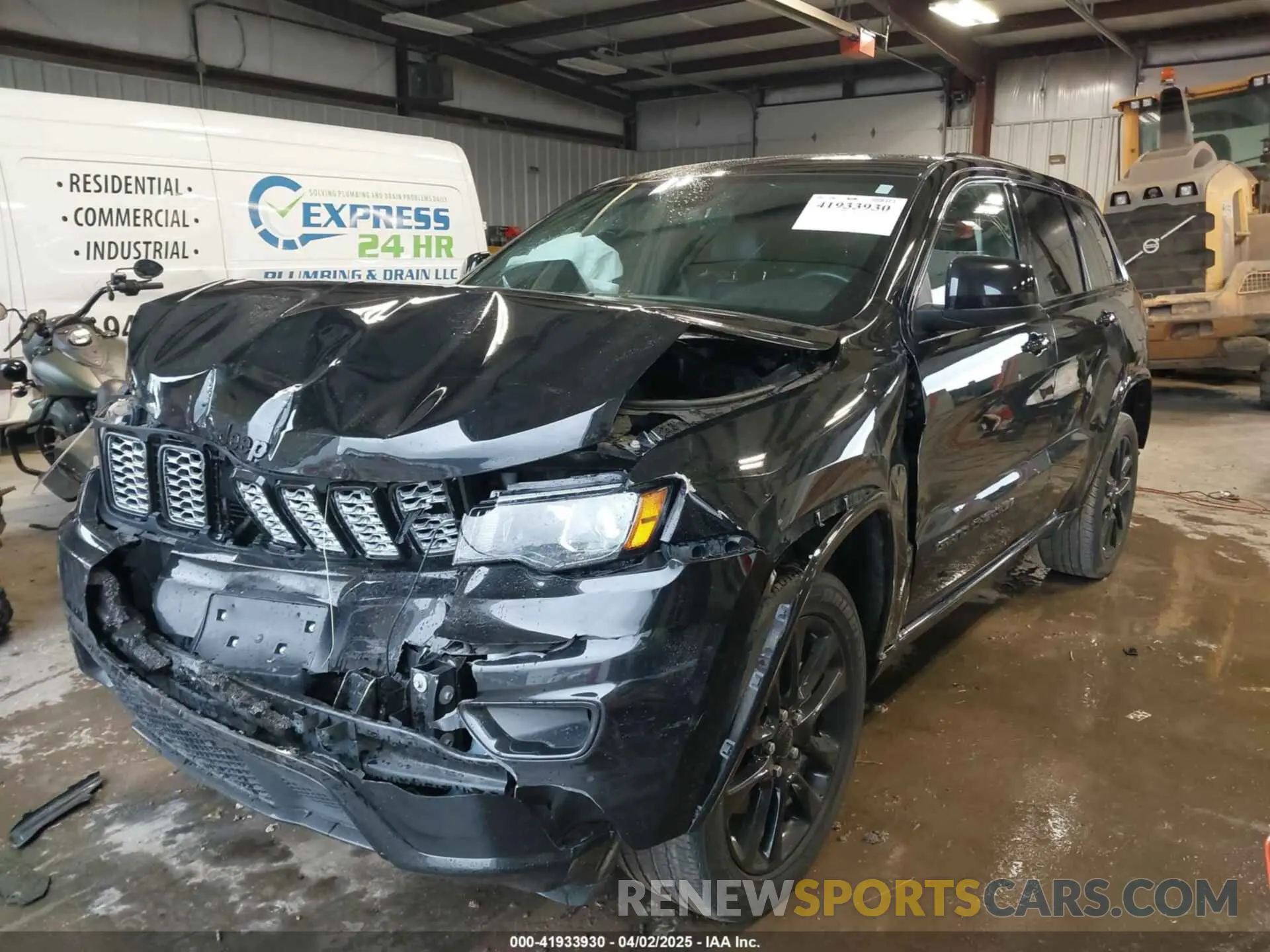 2 fotografías del automóvil dañado 1C4RJFAG2MC732041 JEEP GRAND CHEROKEE 2021