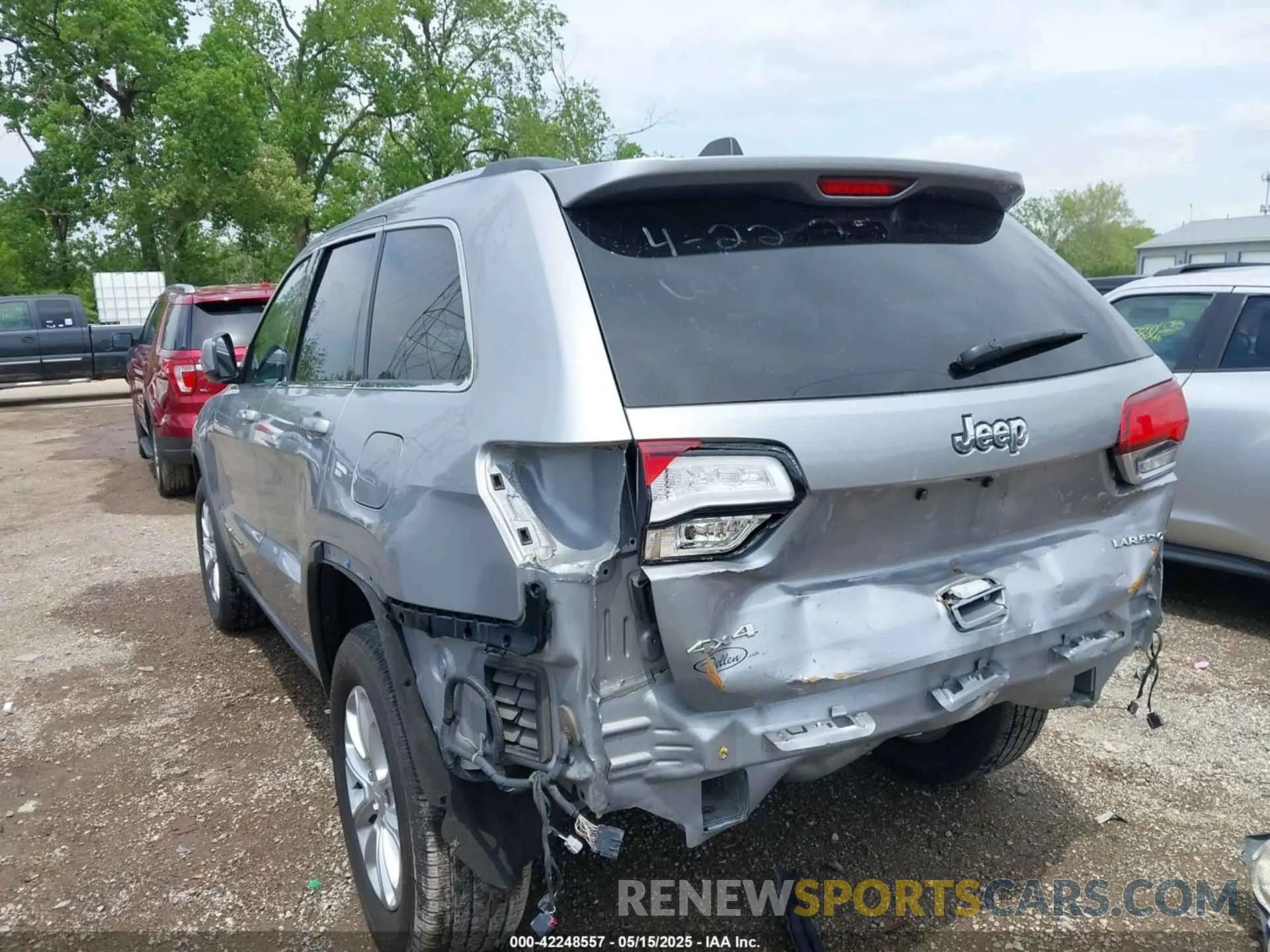 6 fotografías del automóvil dañado 1C4RJFAG3MC503724 JEEP GRAND CHEROKEE 2021