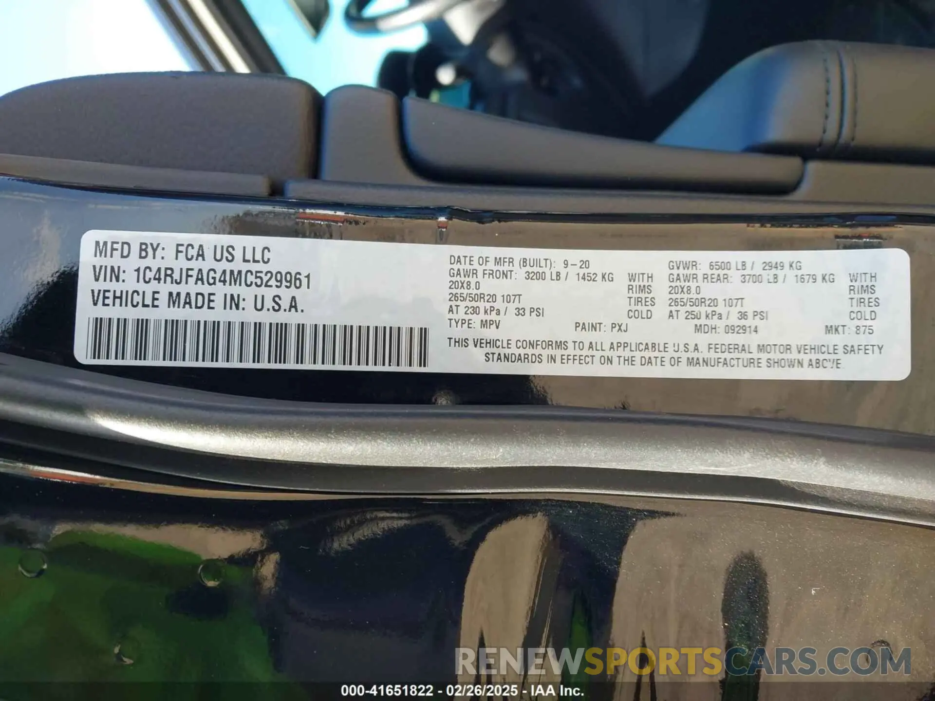 9 fotografías del automóvil dañado 1C4RJFAG4MC529961 JEEP GRAND CHEROKEE 2021