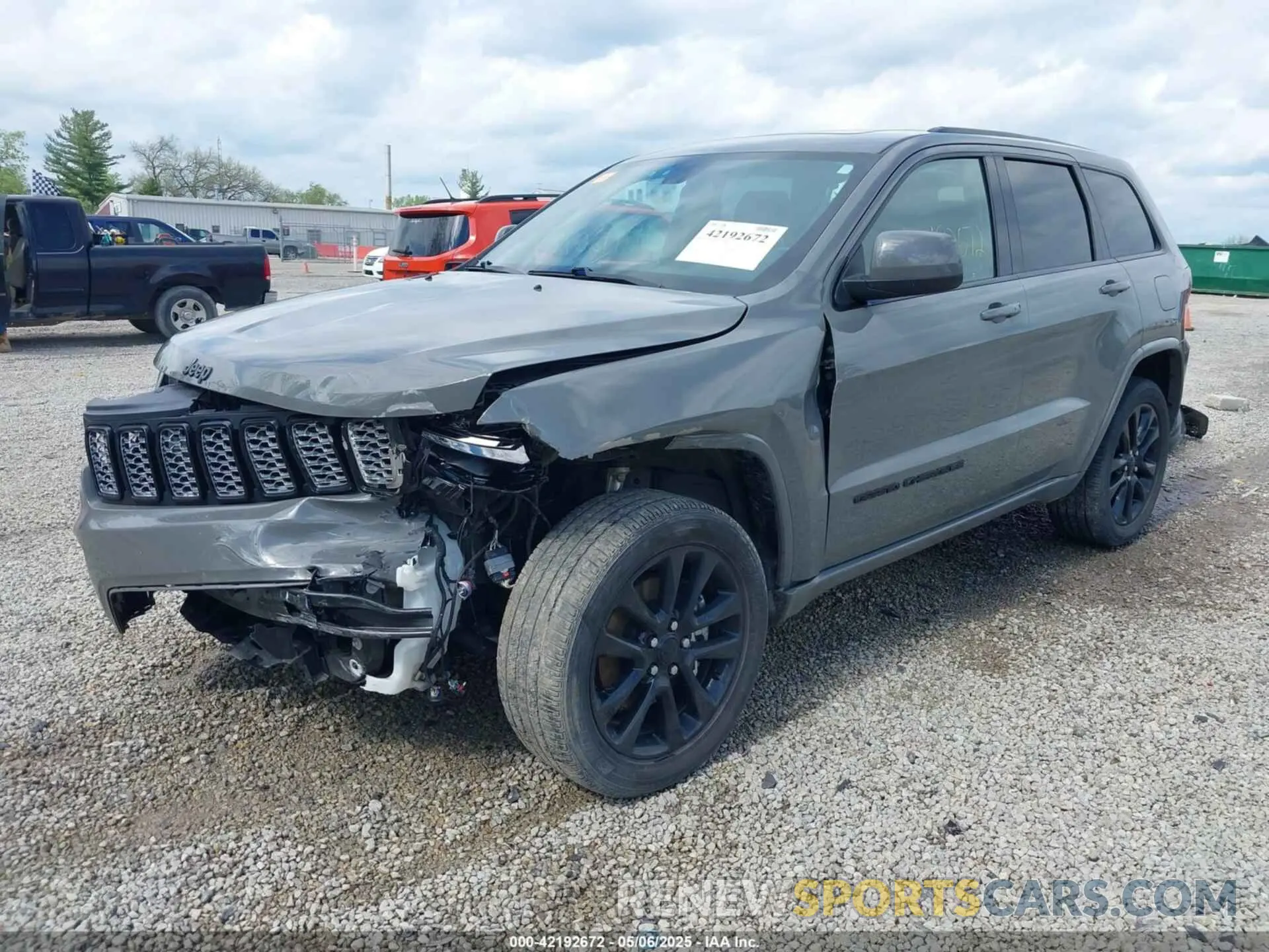 2 fotografías del automóvil dañado 1C4RJFAG4MC700384 JEEP GRAND CHEROKEE 2021