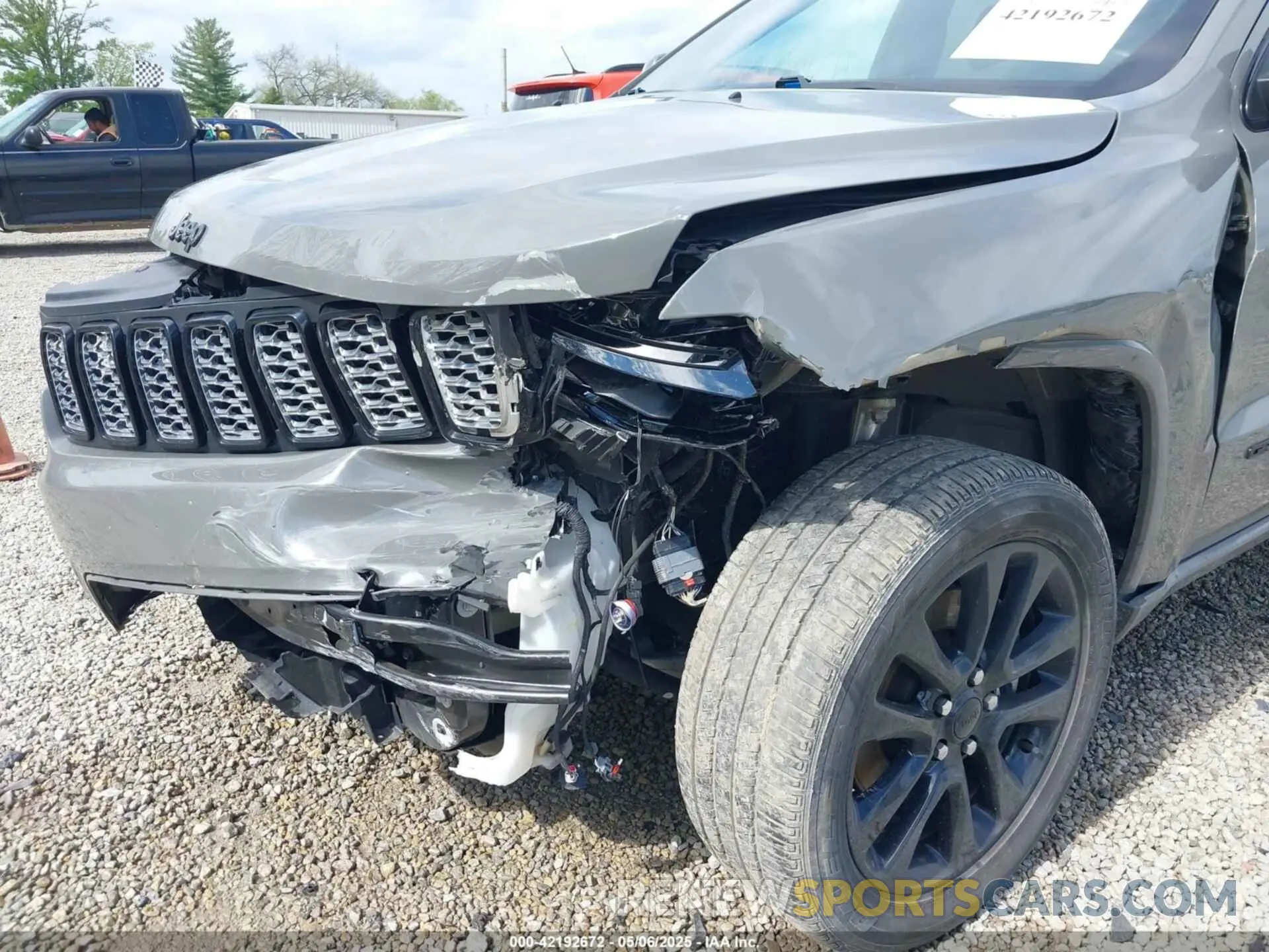 6 fotografías del automóvil dañado 1C4RJFAG4MC700384 JEEP GRAND CHEROKEE 2021