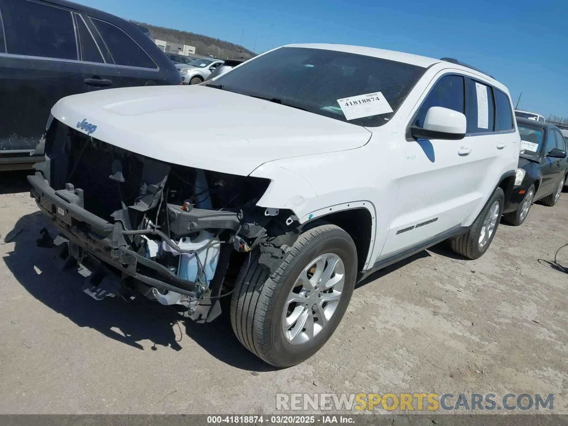 2 fotografías del automóvil dañado 1C4RJFAG5MC579865 JEEP GRAND CHEROKEE 2021
