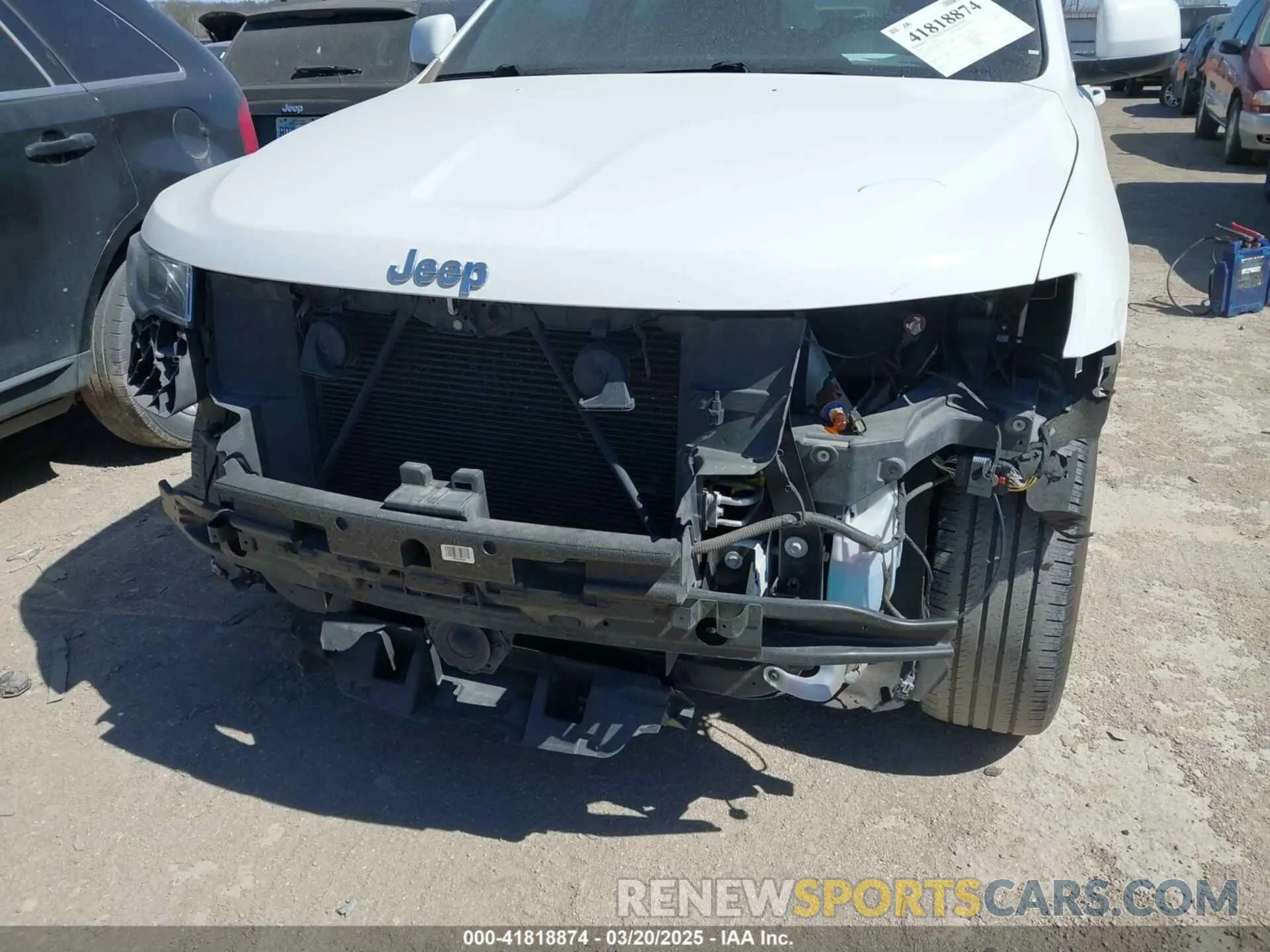 6 fotografías del automóvil dañado 1C4RJFAG5MC579865 JEEP GRAND CHEROKEE 2021