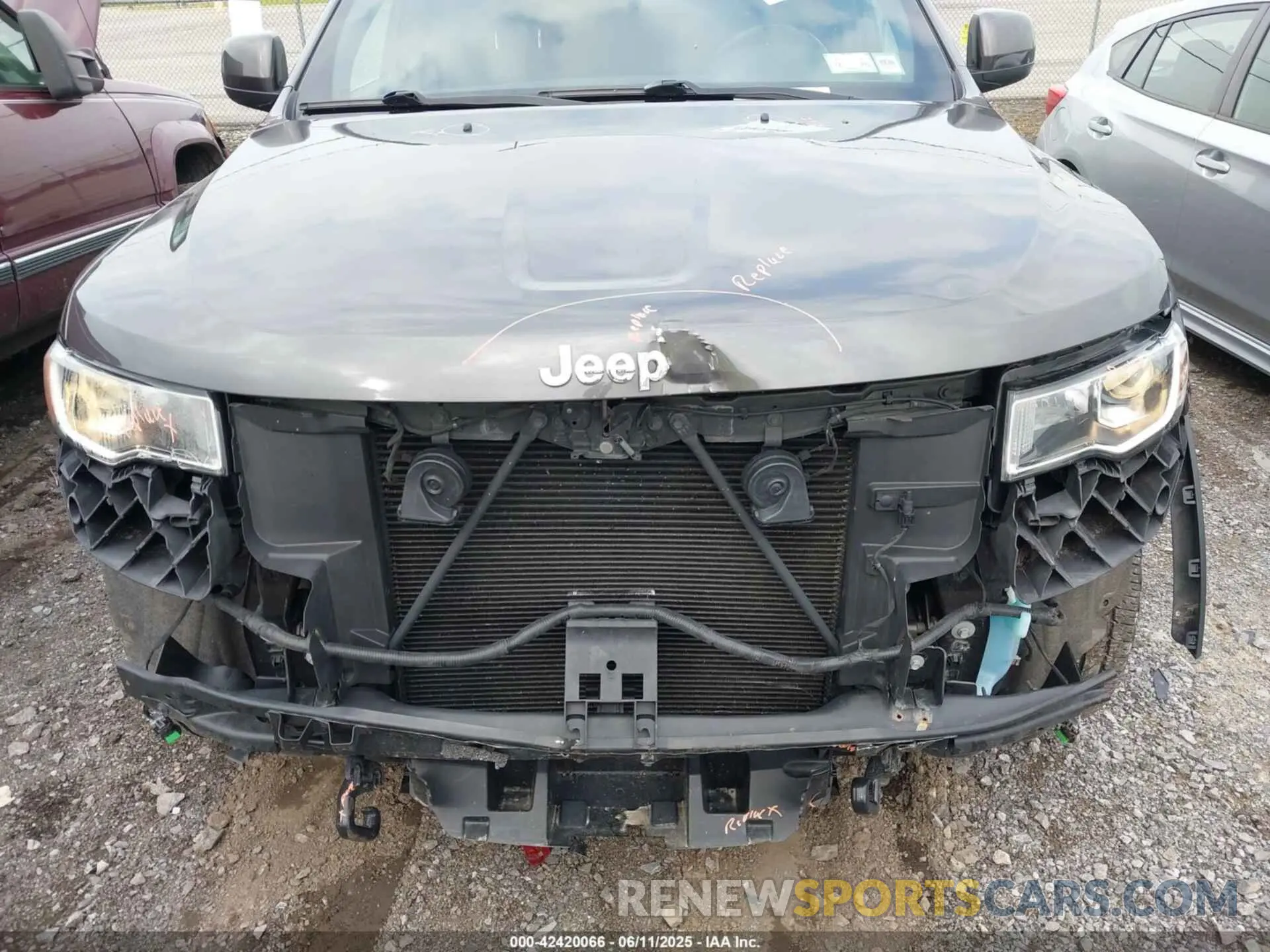 12 fotografías del automóvil dañado 1C4RJFAG5MC691307 JEEP GRAND CHEROKEE 2021