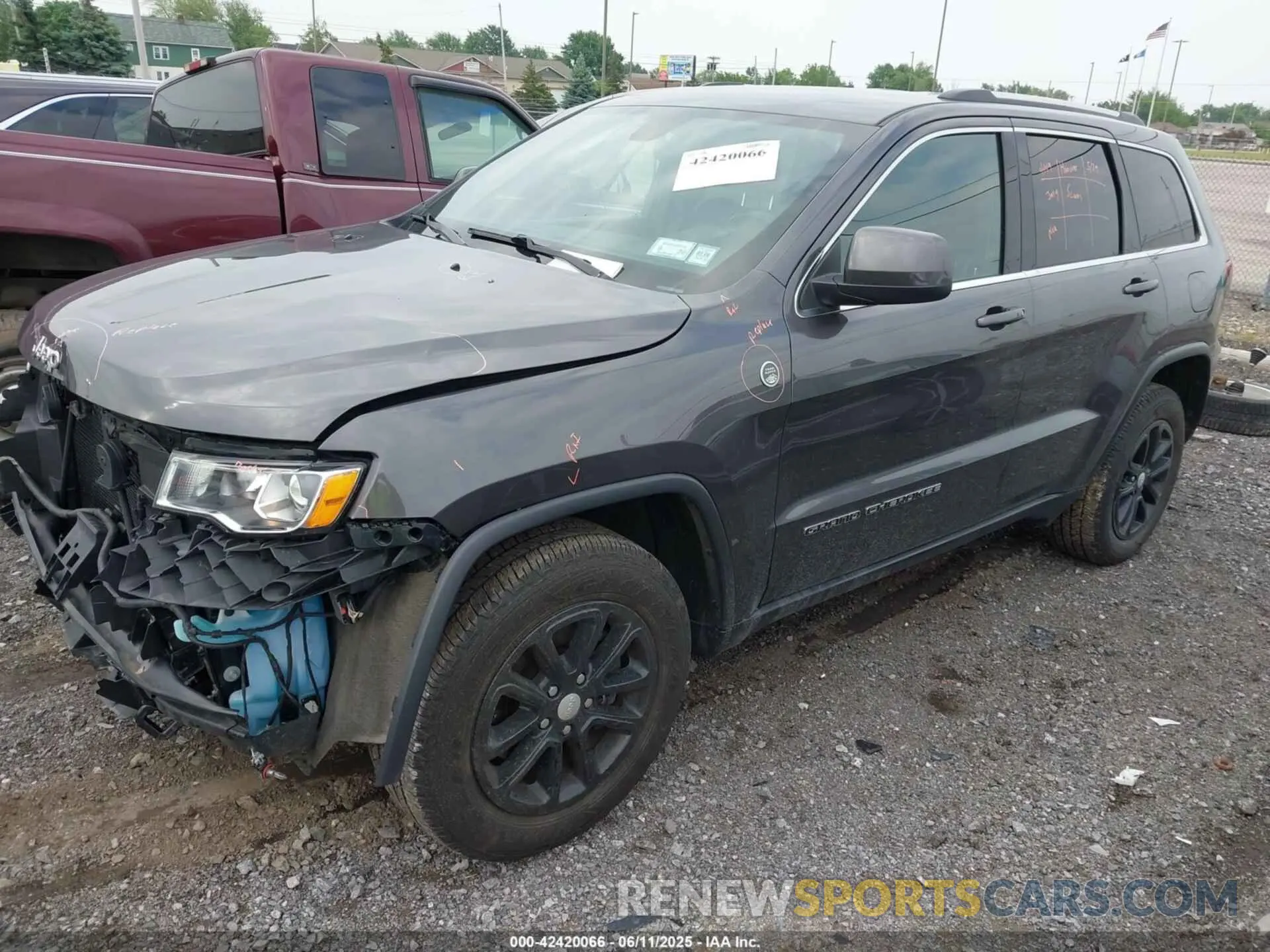 2 fotografías del automóvil dañado 1C4RJFAG5MC691307 JEEP GRAND CHEROKEE 2021